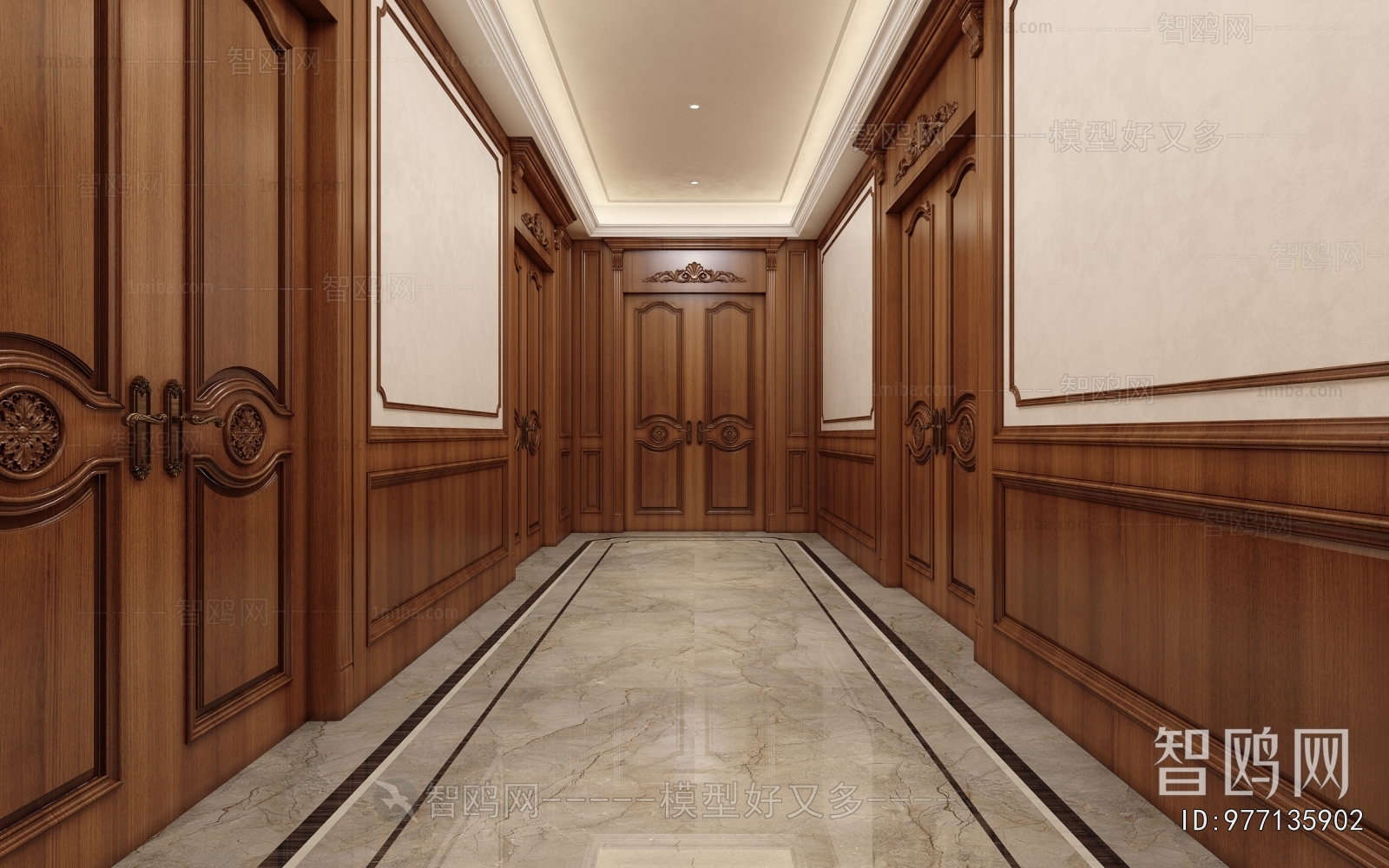 American Style Office Aisle