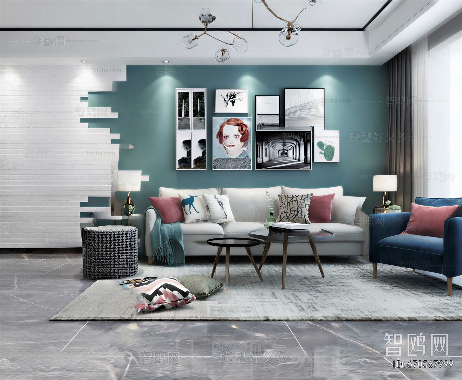 Nordic Style A Living Room