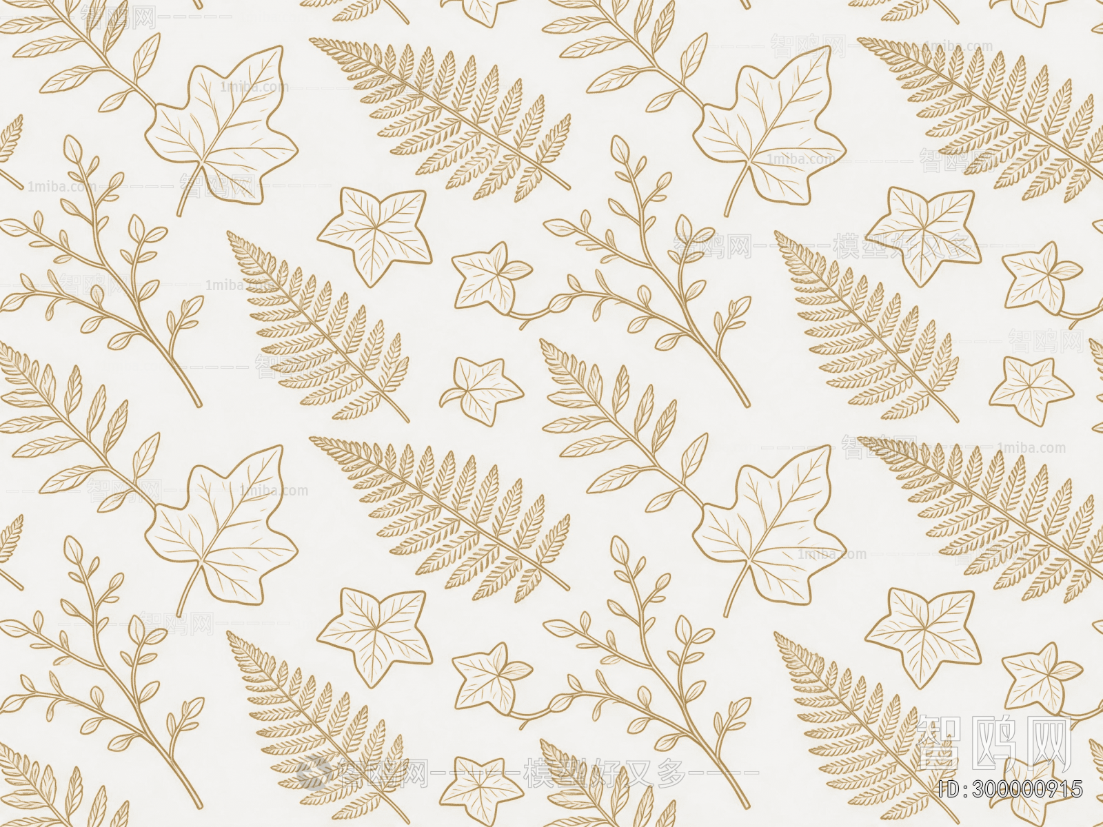 Animal And Plant Pattern Wallpaper