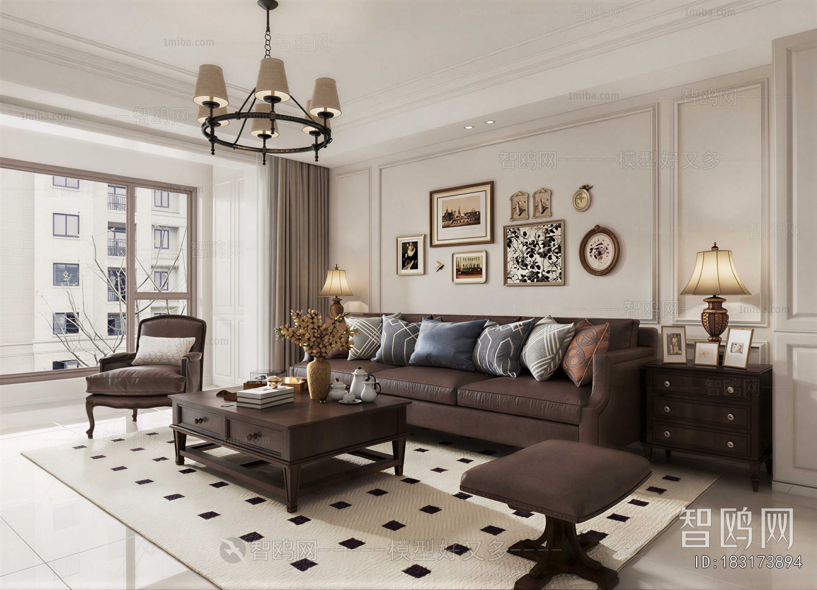 American Style A Living Room