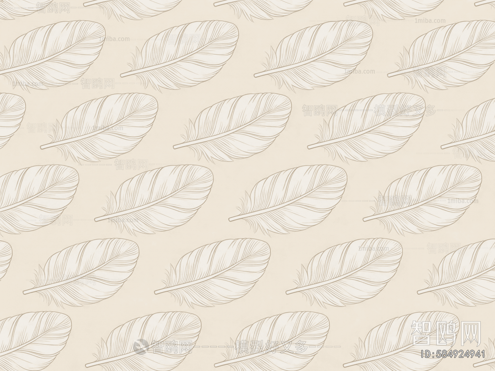 Animal And Plant Pattern Wallpaper