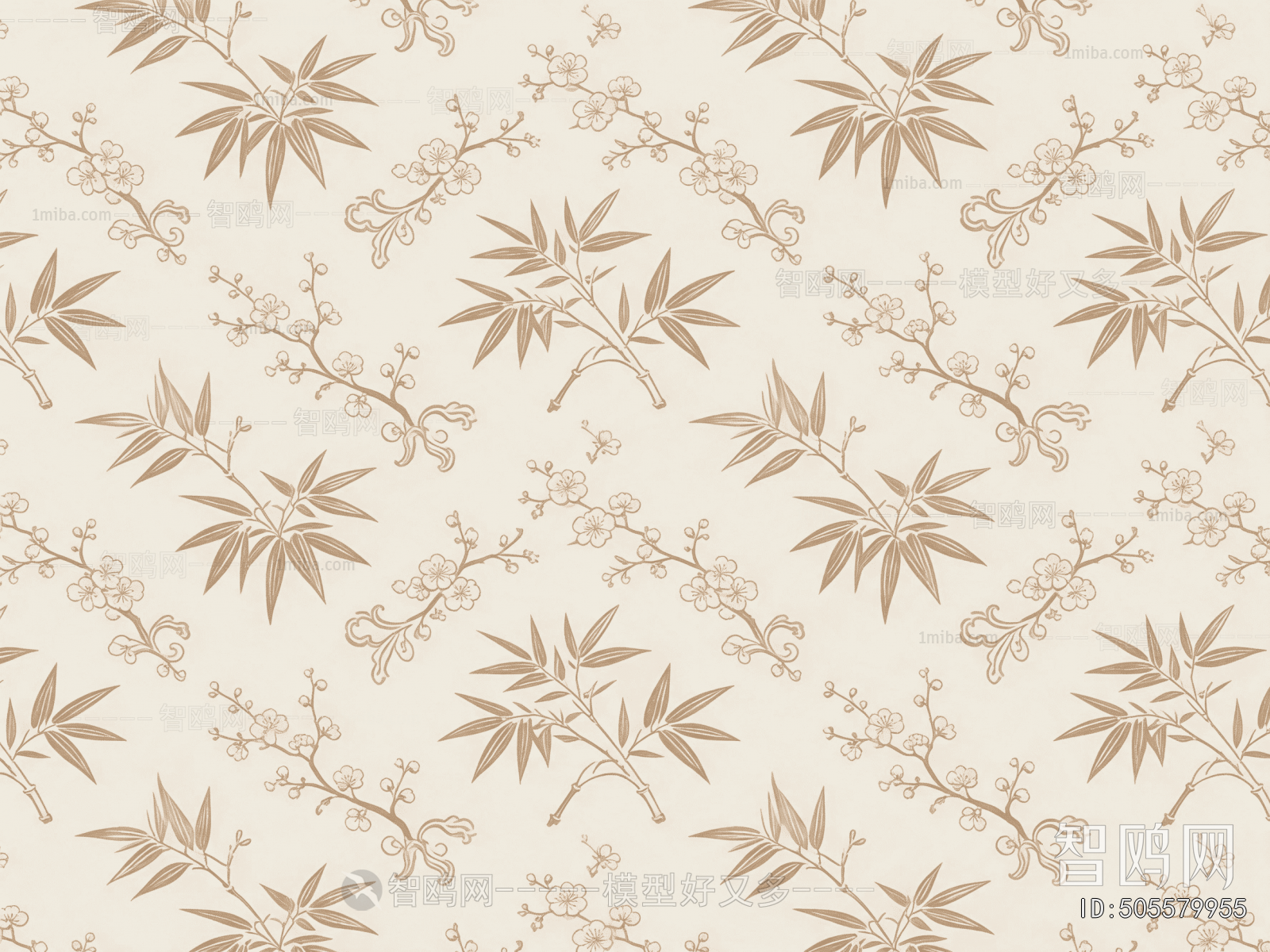Animal And Plant Pattern Wallpaper