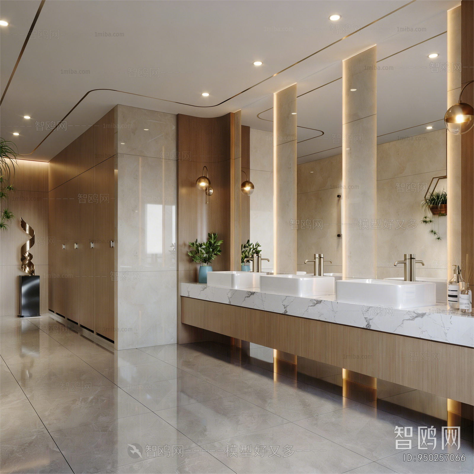 Modern Public Toilet
