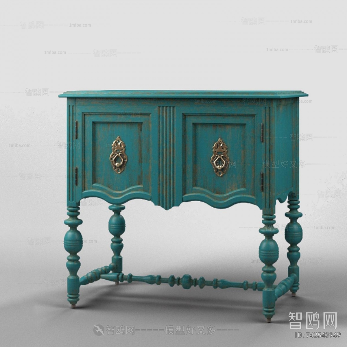 European Style Side Cabinet