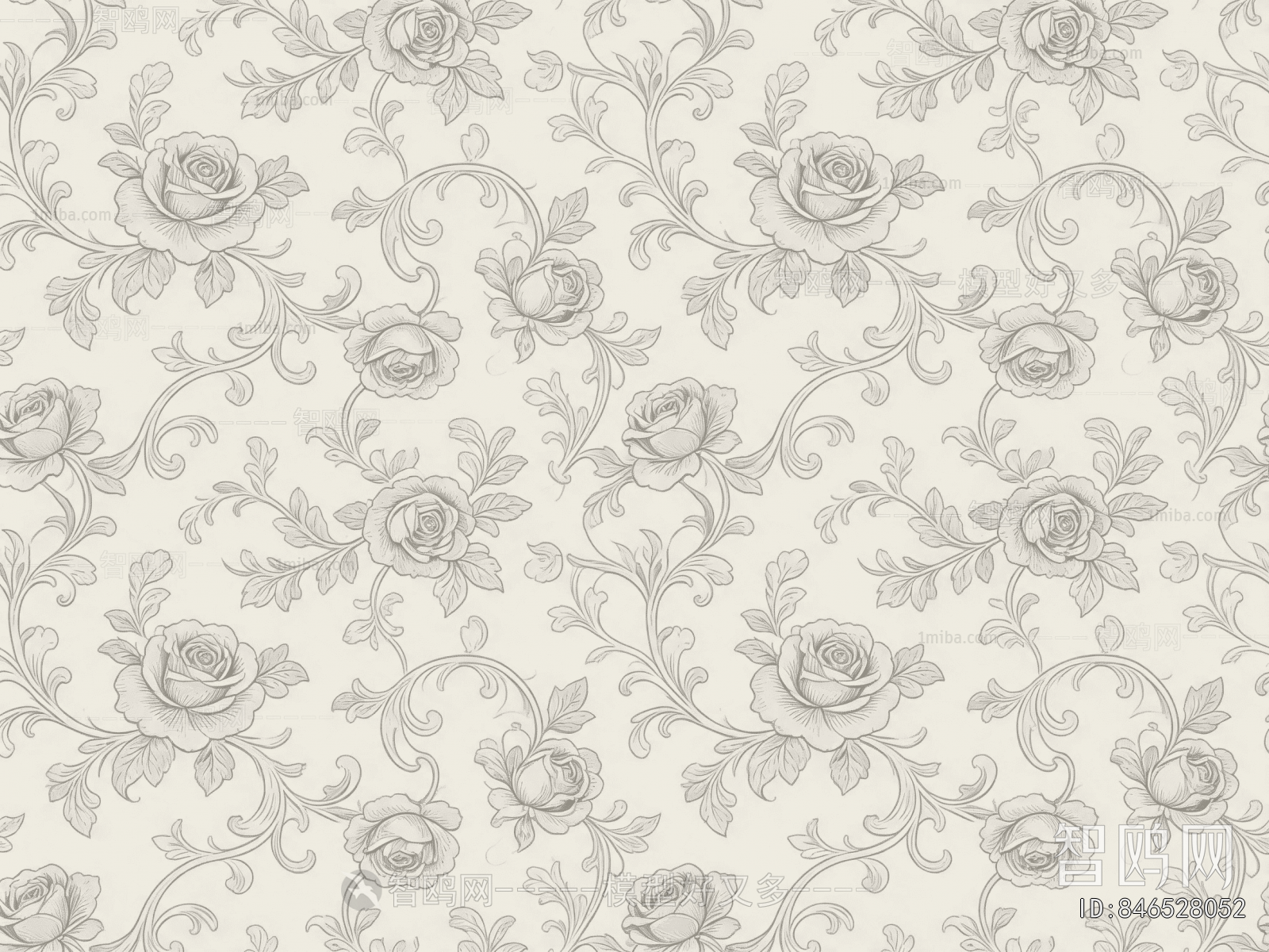 Animal And Plant Pattern Wallpaper