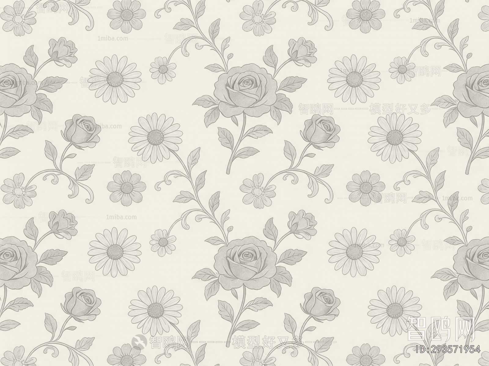 Animal And Plant Pattern Wallpaper