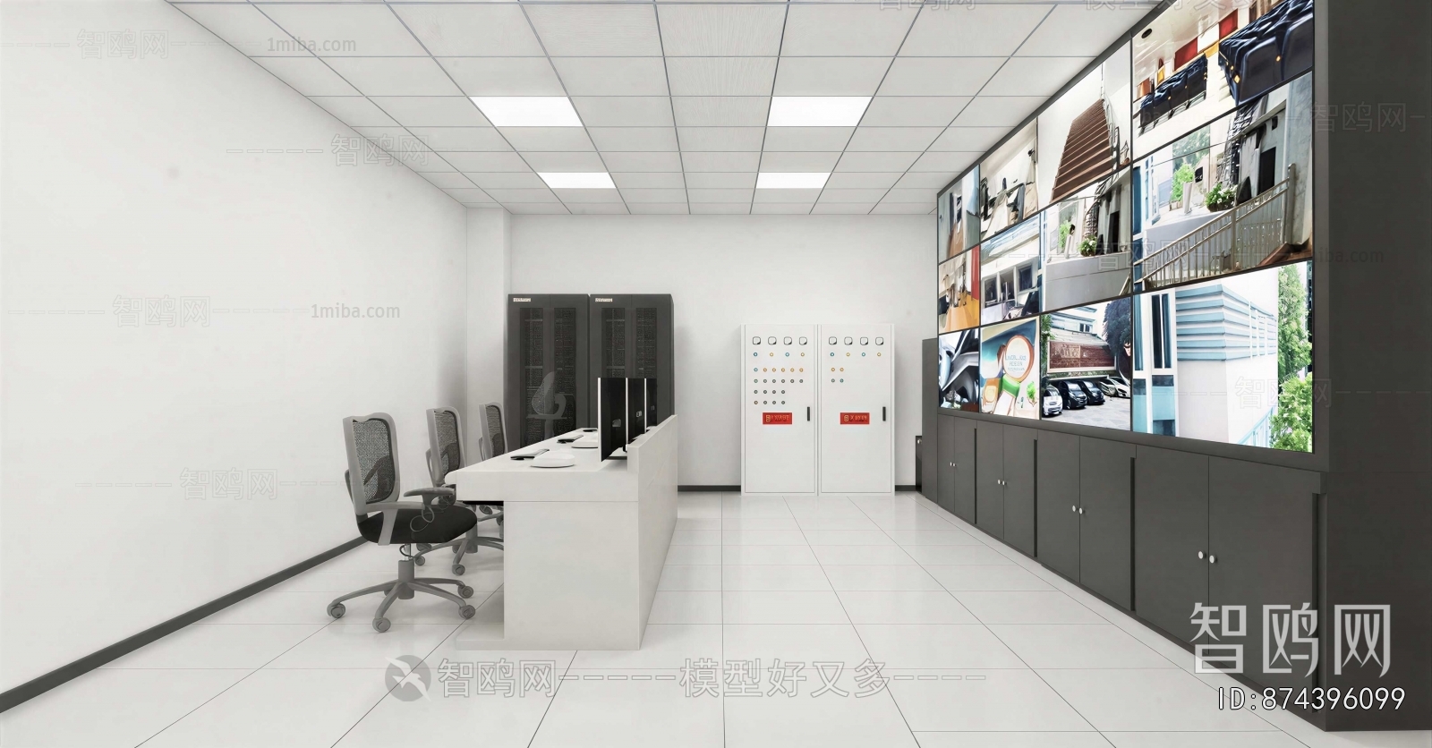 Modern Monitor Room