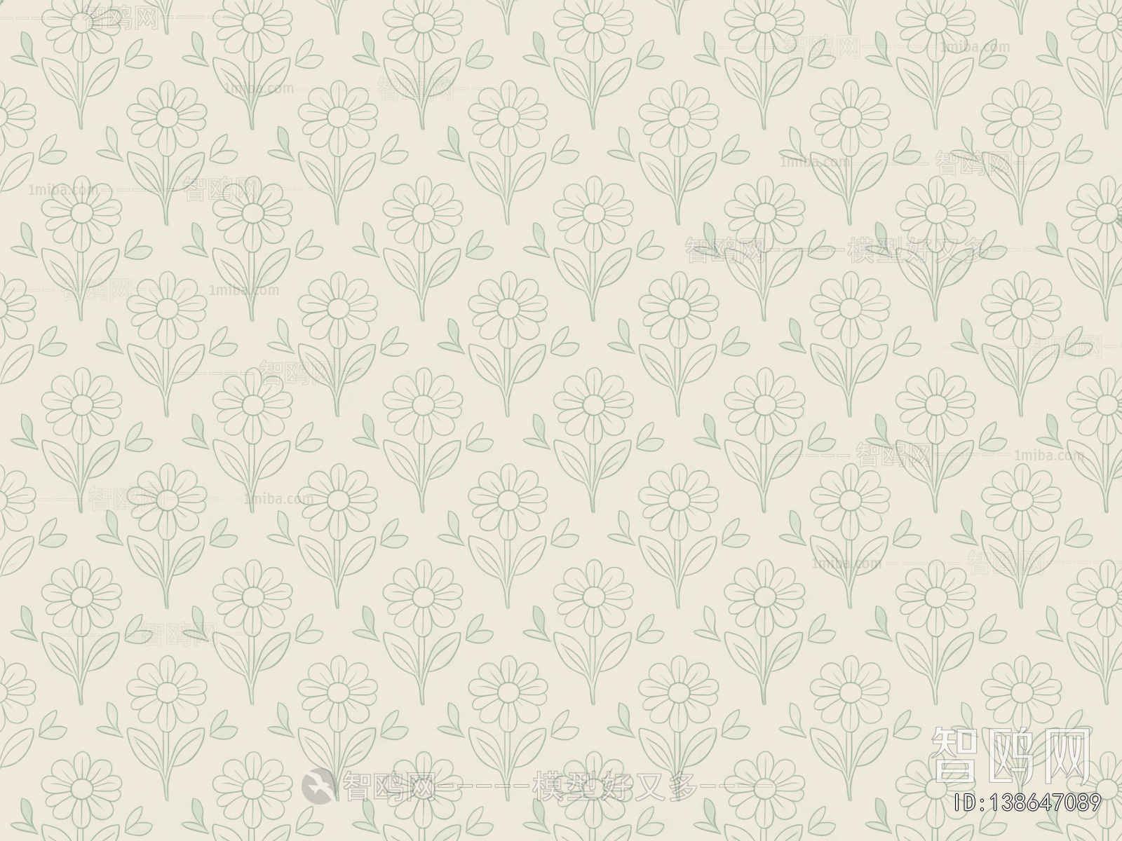 Animal And Plant Pattern Wallpaper