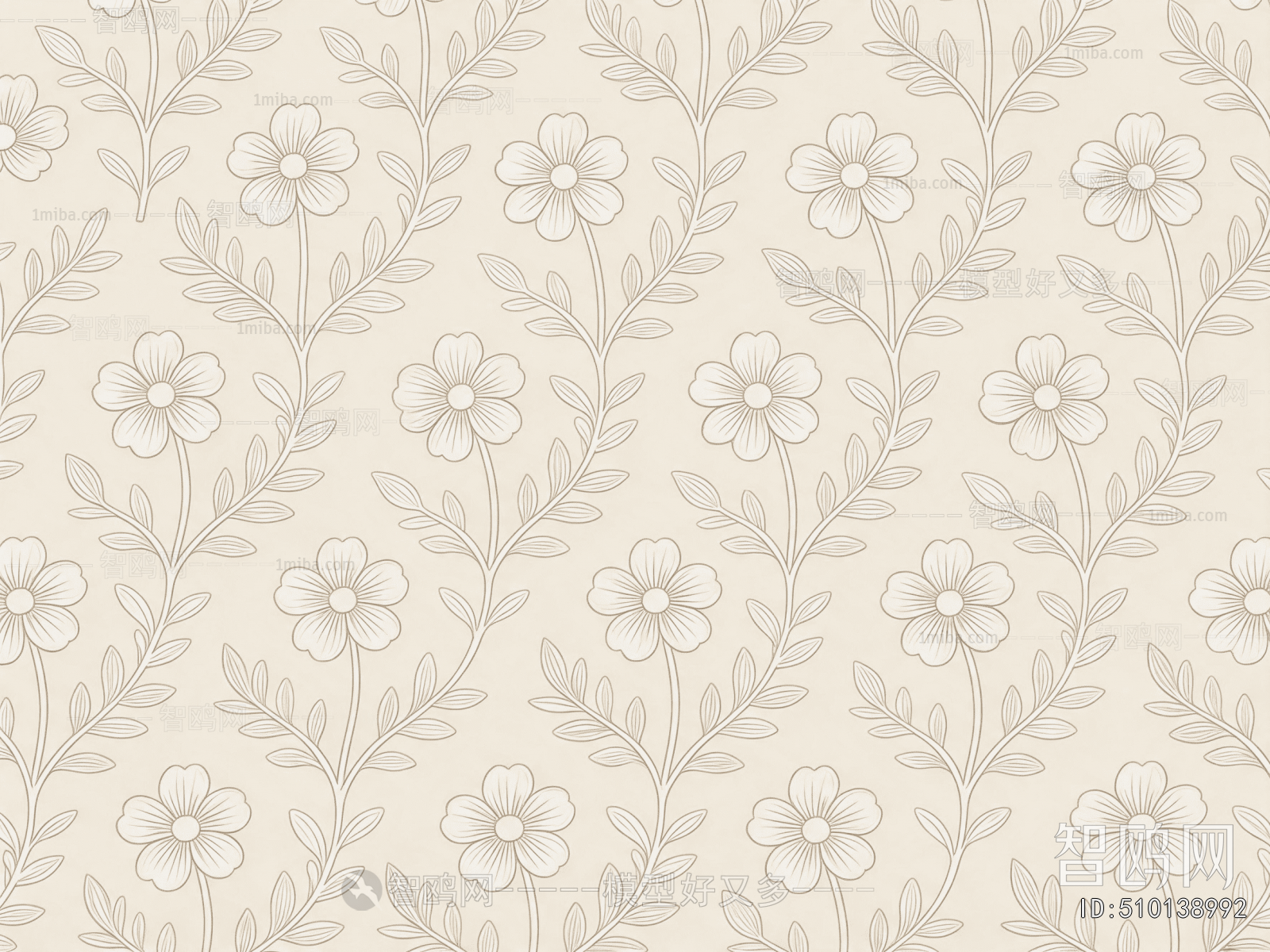 Animal And Plant Pattern Wallpaper