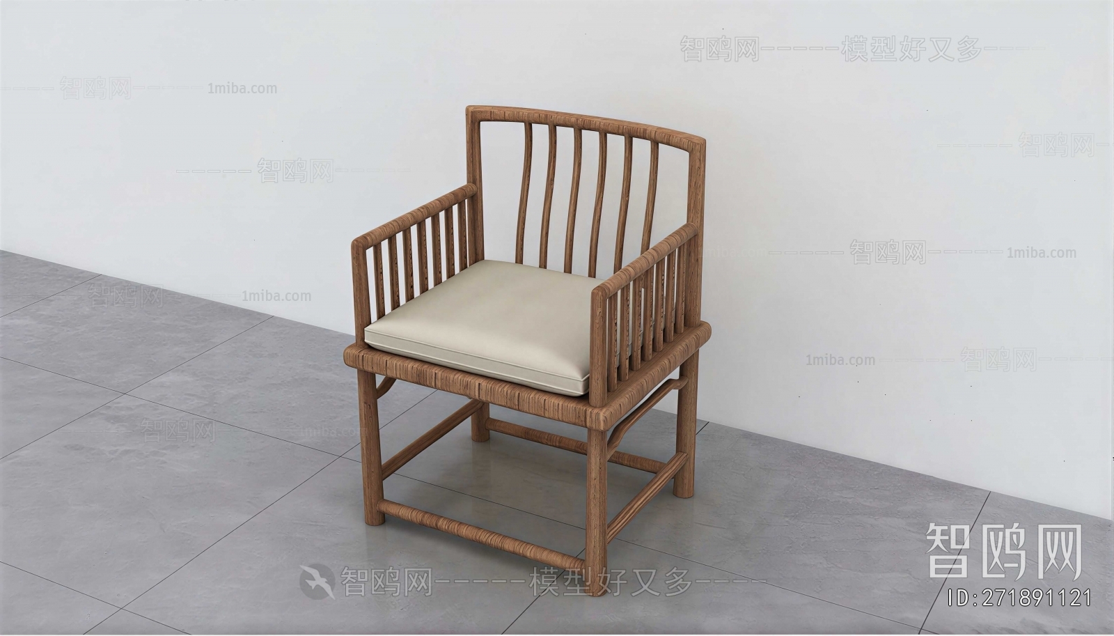 New Chinese Style Lounge Chair