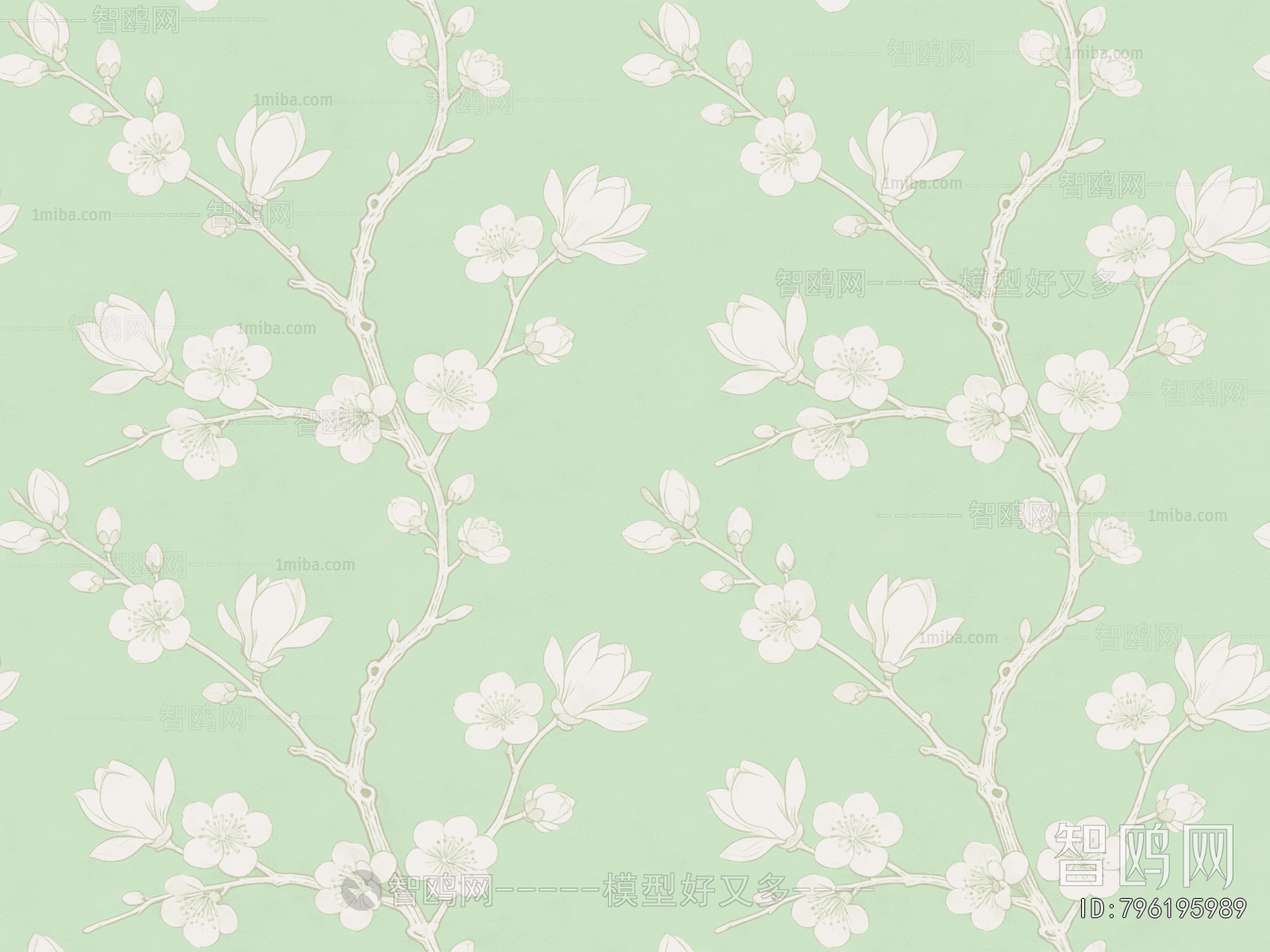 Animal And Plant Pattern Wallpaper