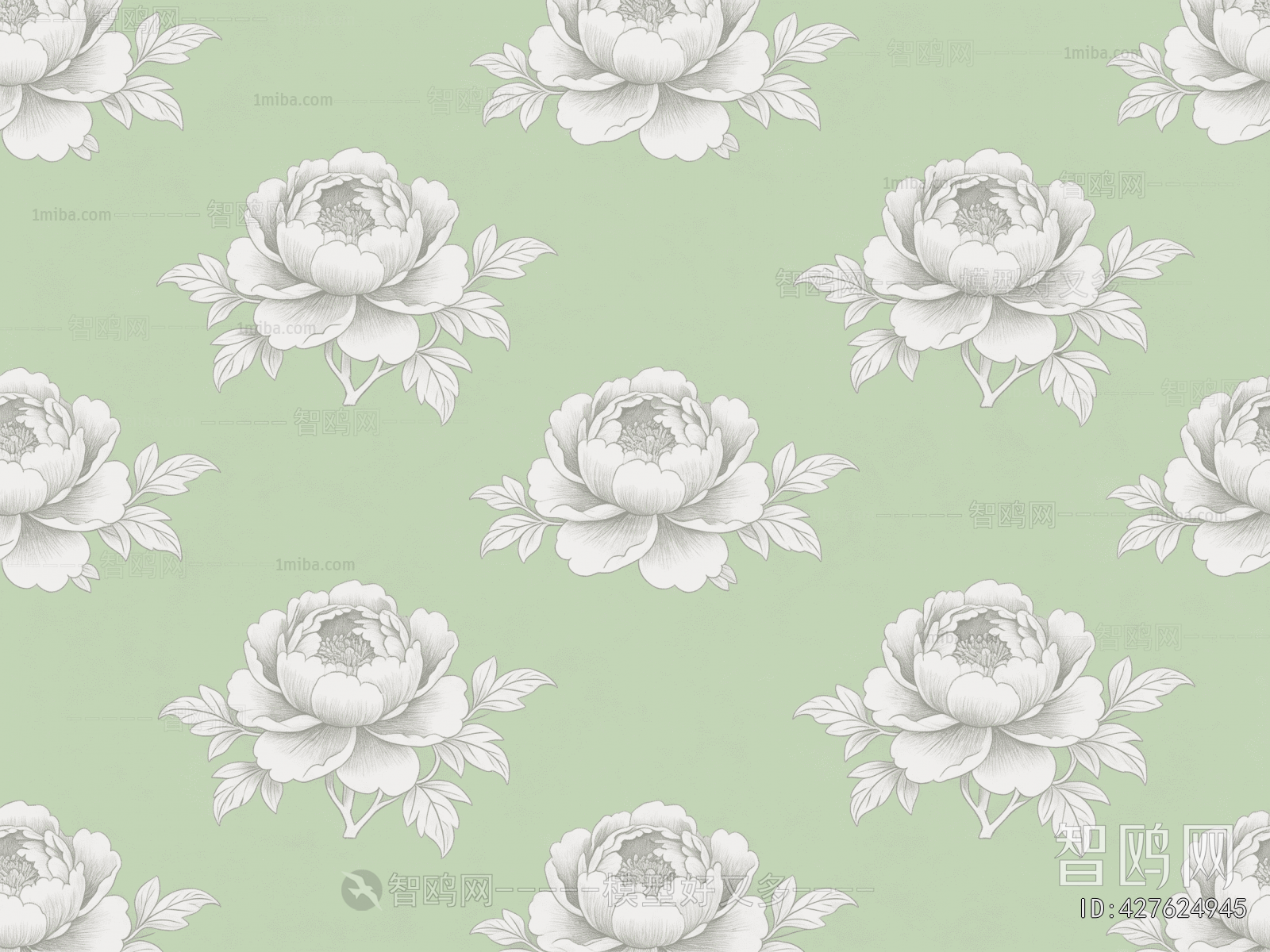 Animal And Plant Pattern Wallpaper
