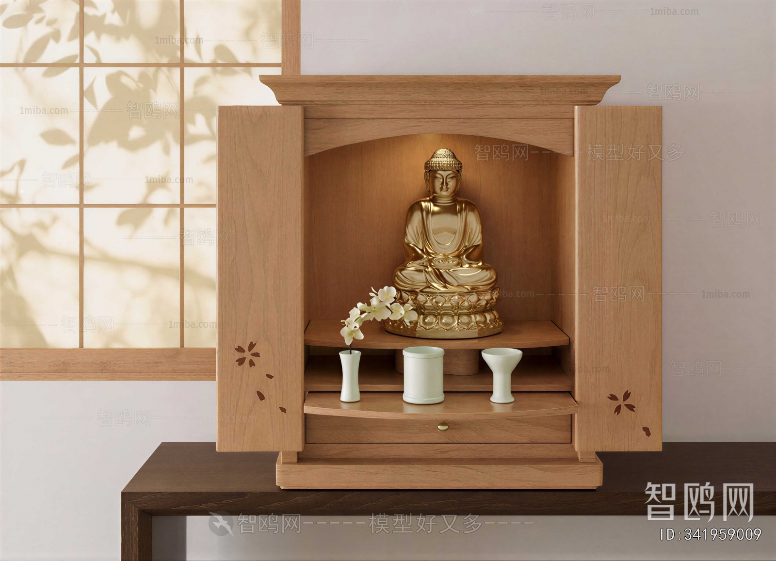 Japanese Style Buddhist Niche