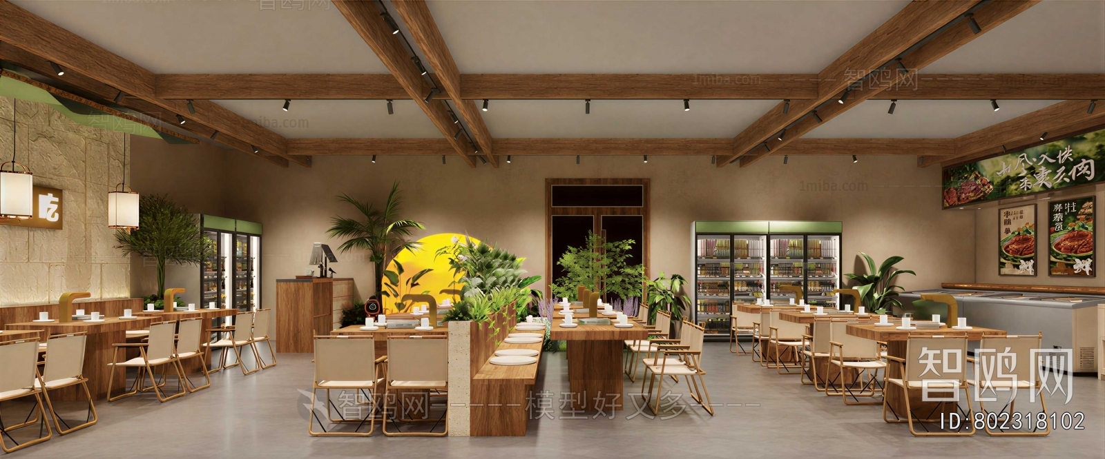 Modern Barbecue Restaurant