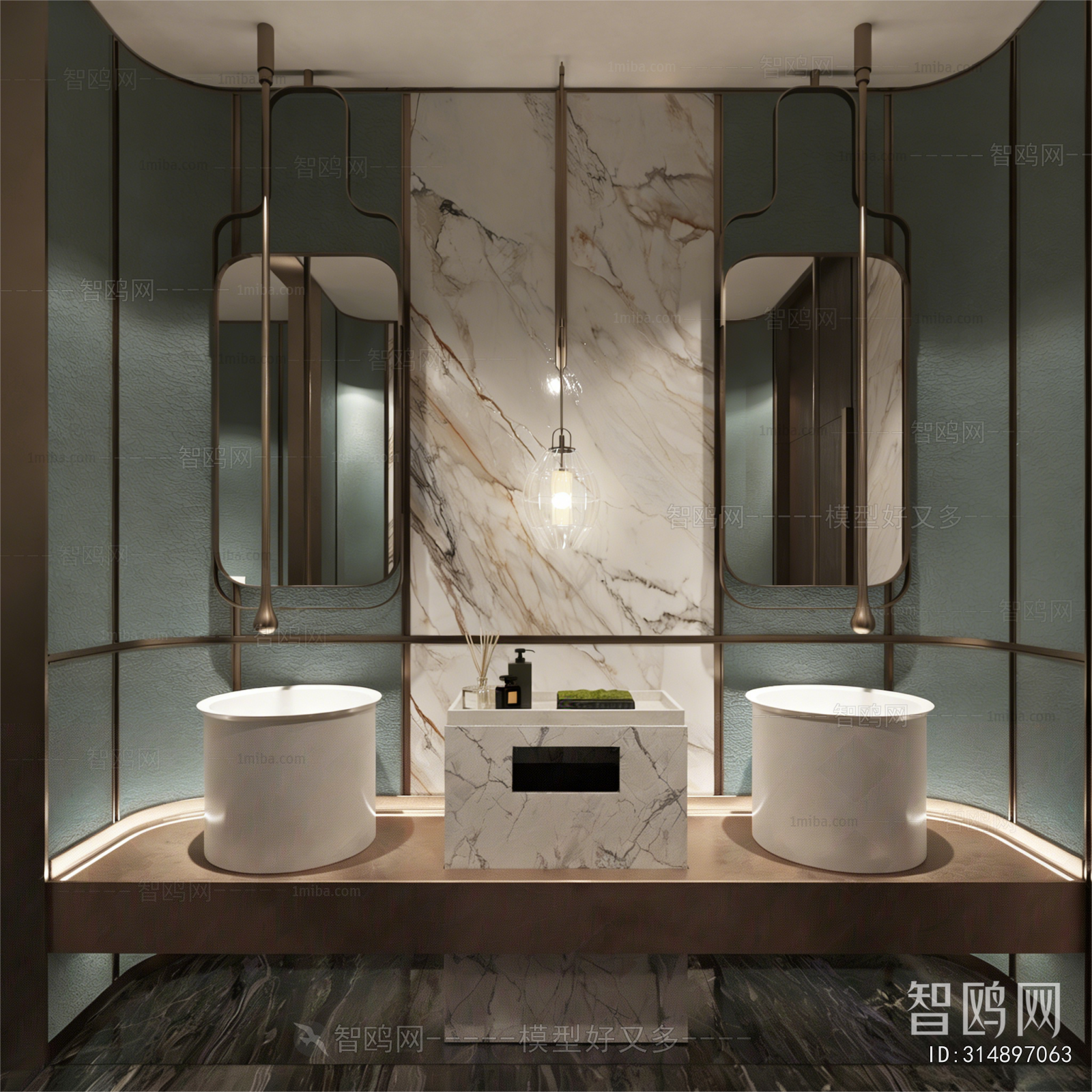 New Chinese Style Public Toilet