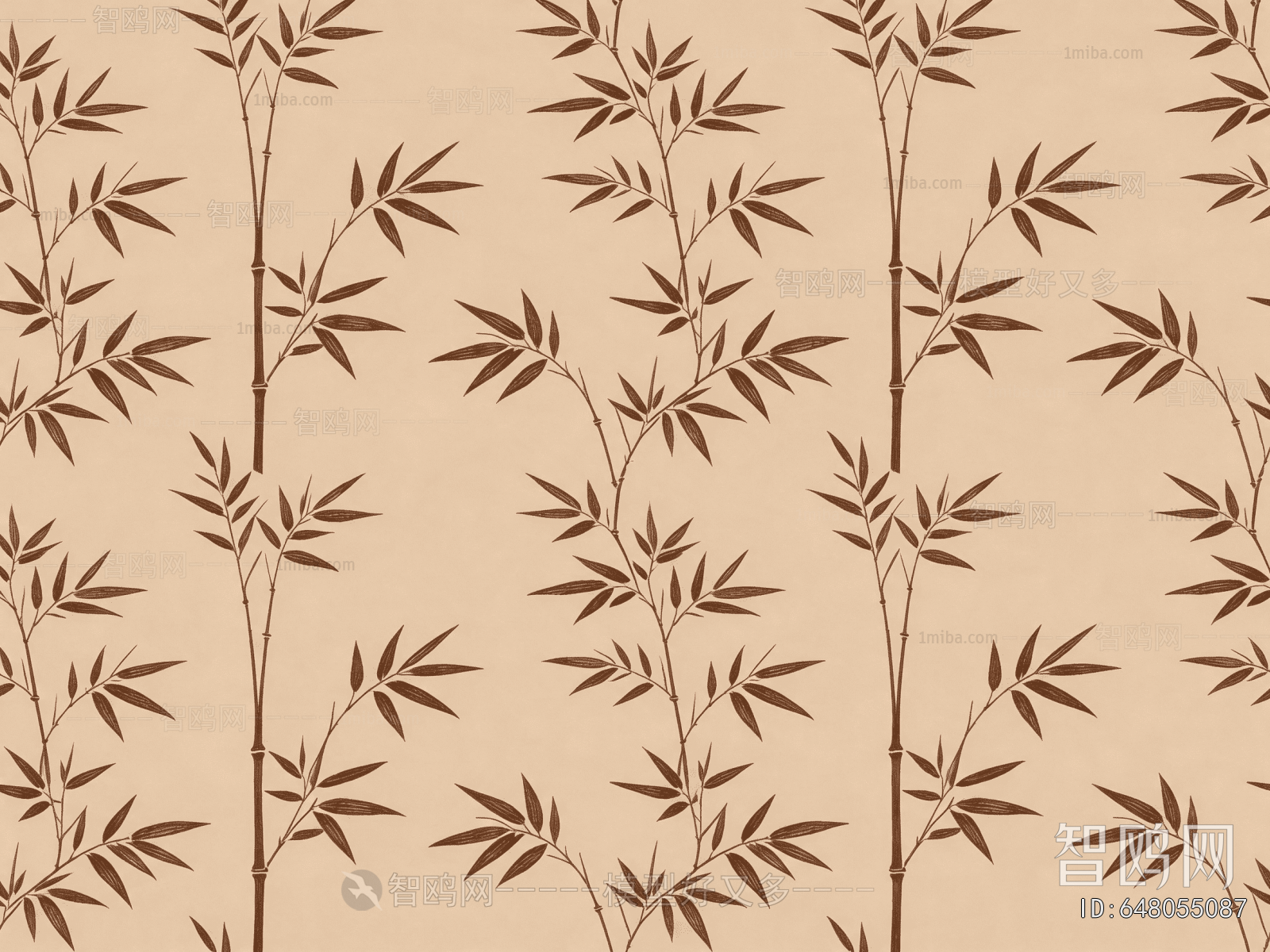 Animal And Plant Pattern Wallpaper