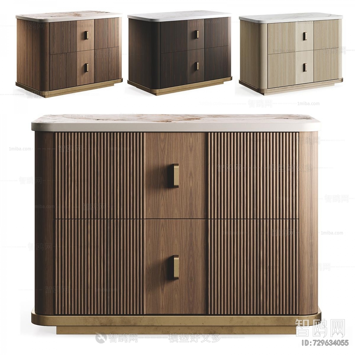 Modern Bedside Cupboard