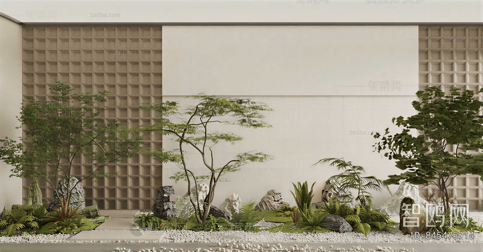 New Chinese Style Plant Landscaping