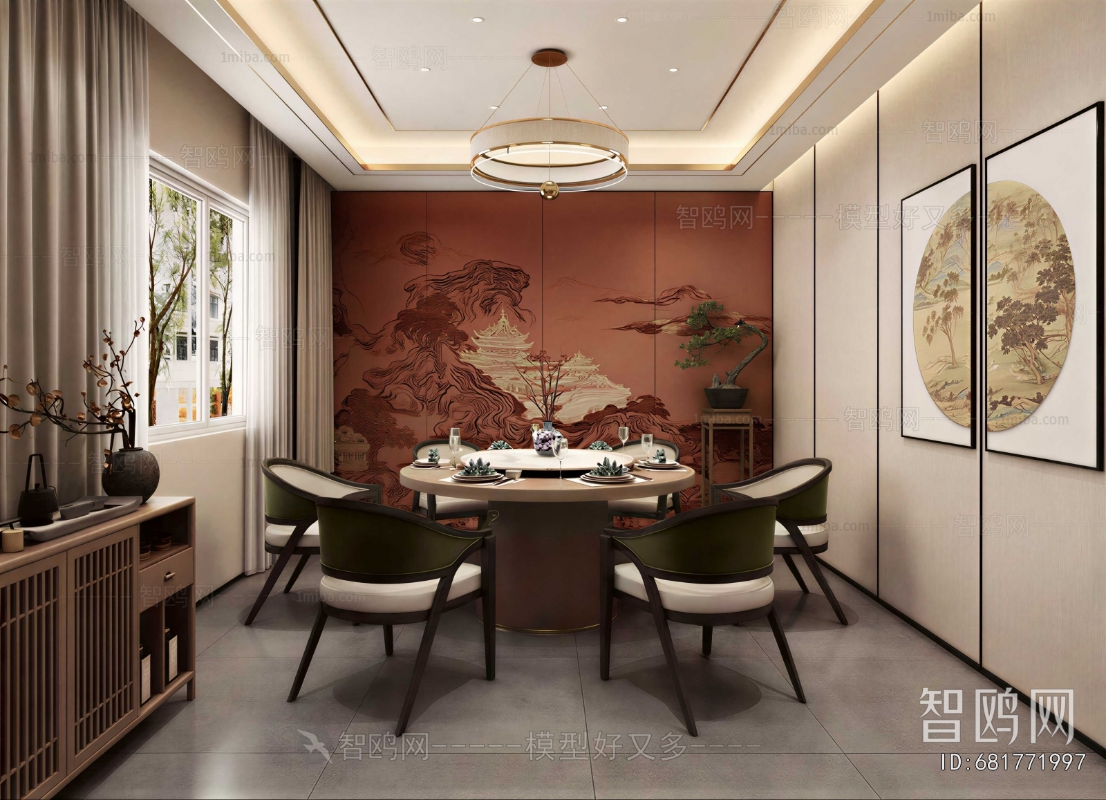 New Chinese Style Restaurant Box