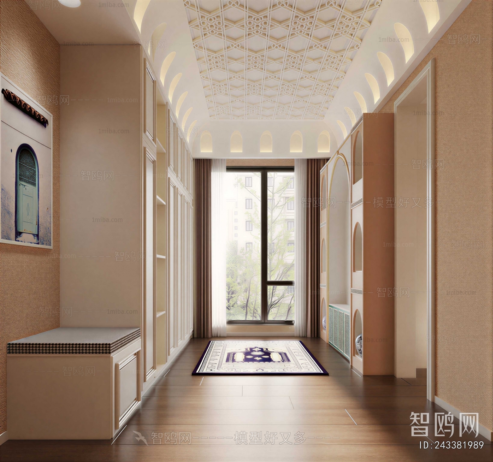 Modern Clothes Storage Area