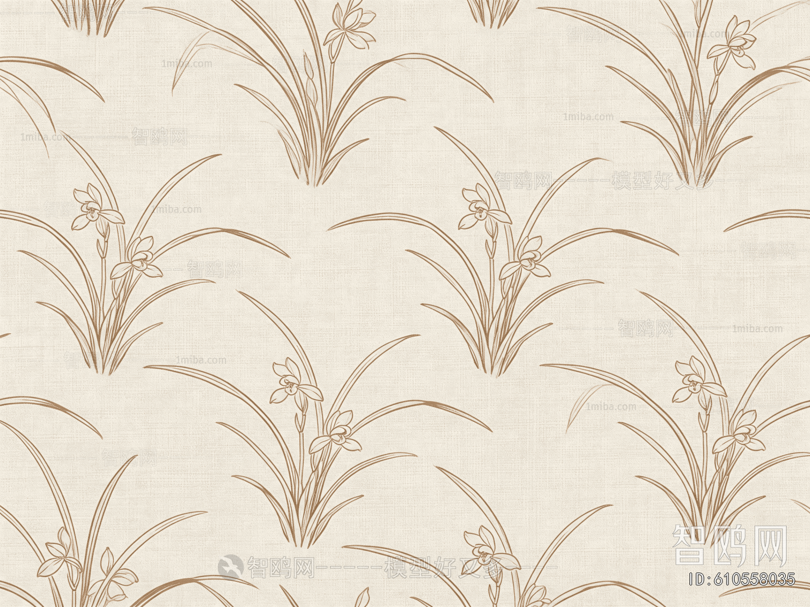 Animal And Plant Pattern Wallpaper