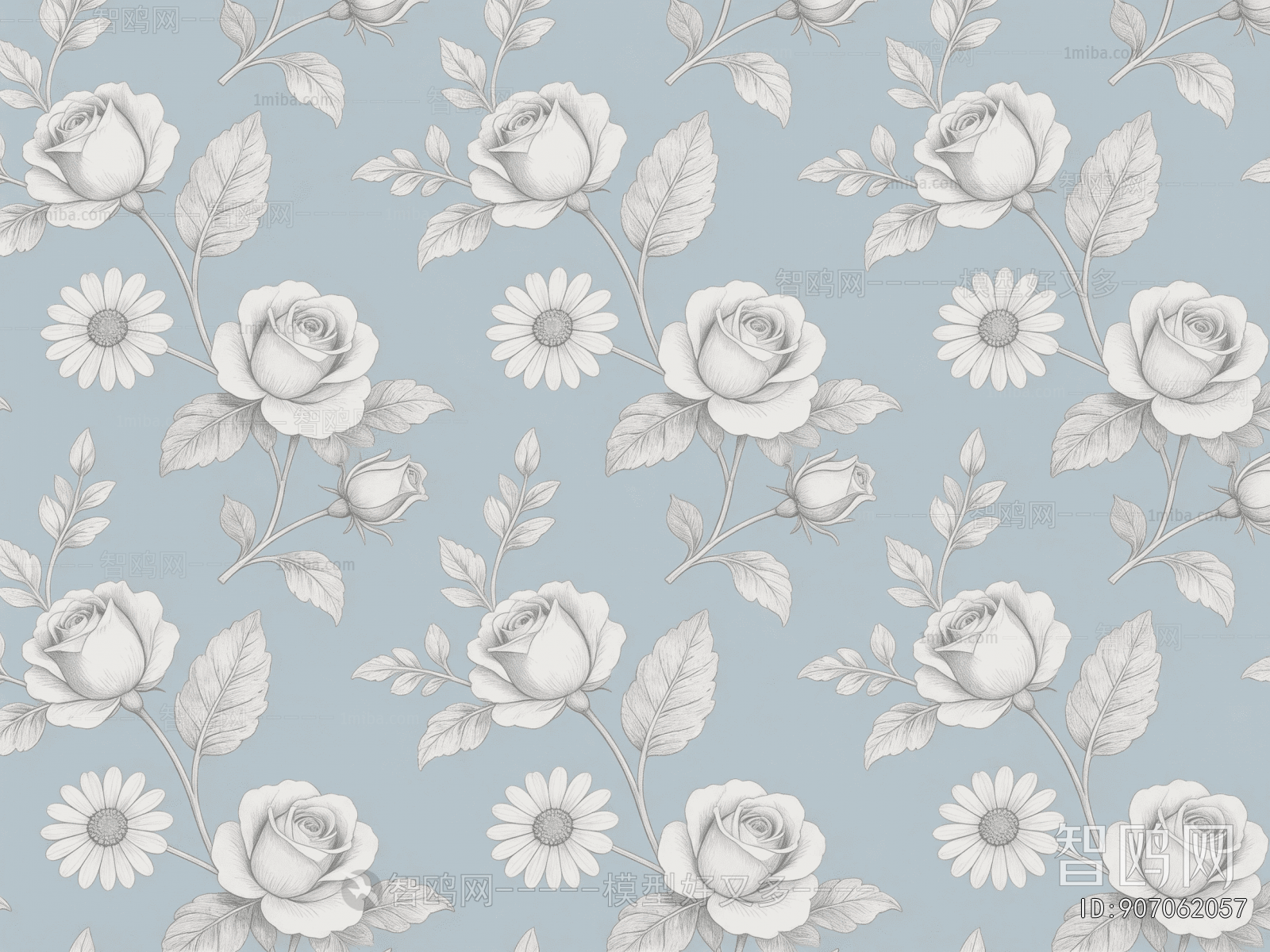 Animal And Plant Pattern Wallpaper