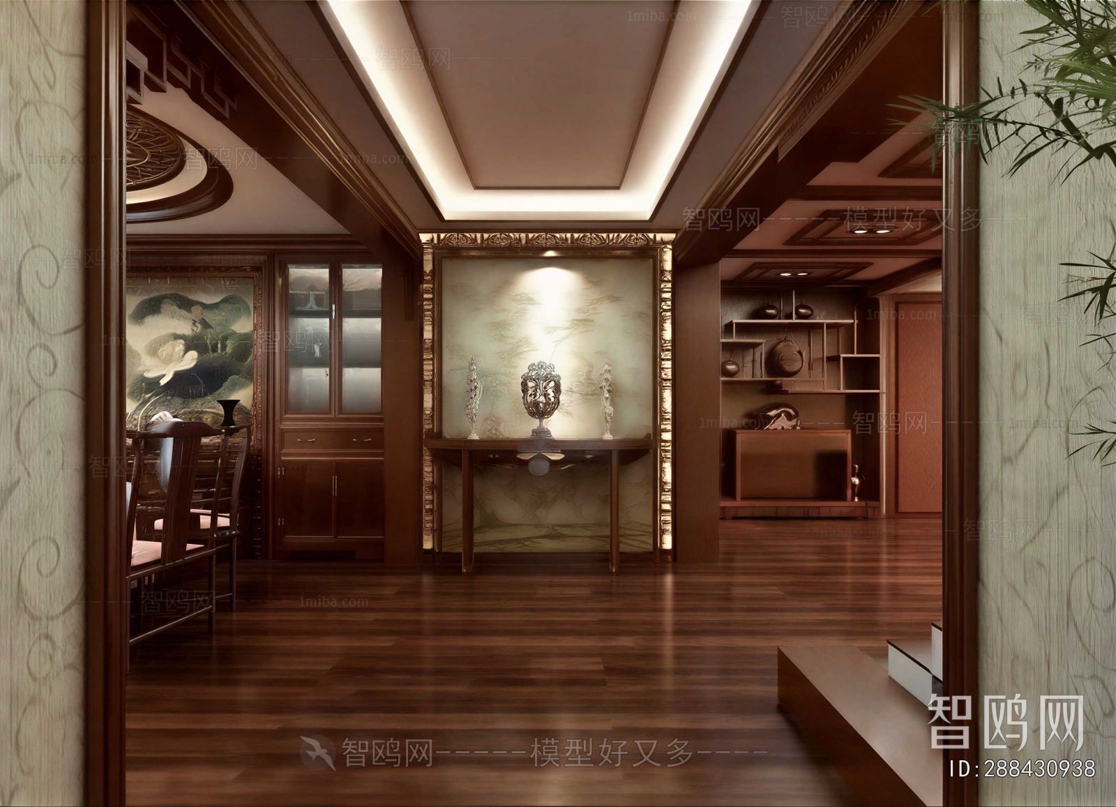 New Chinese Style Hallway
