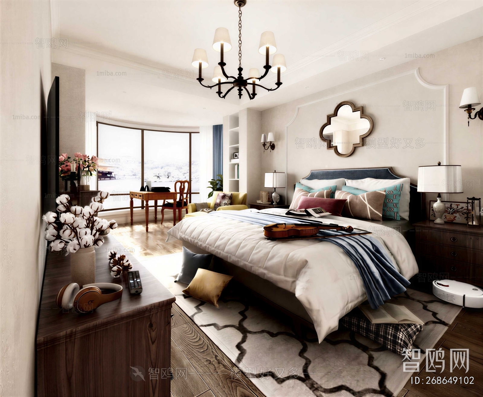 American Style Bedroom
