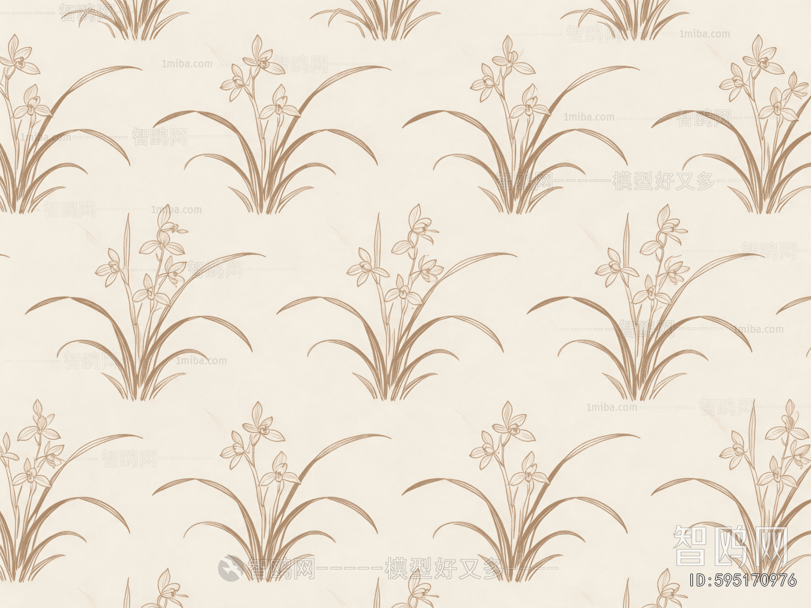 Animal And Plant Pattern Wallpaper