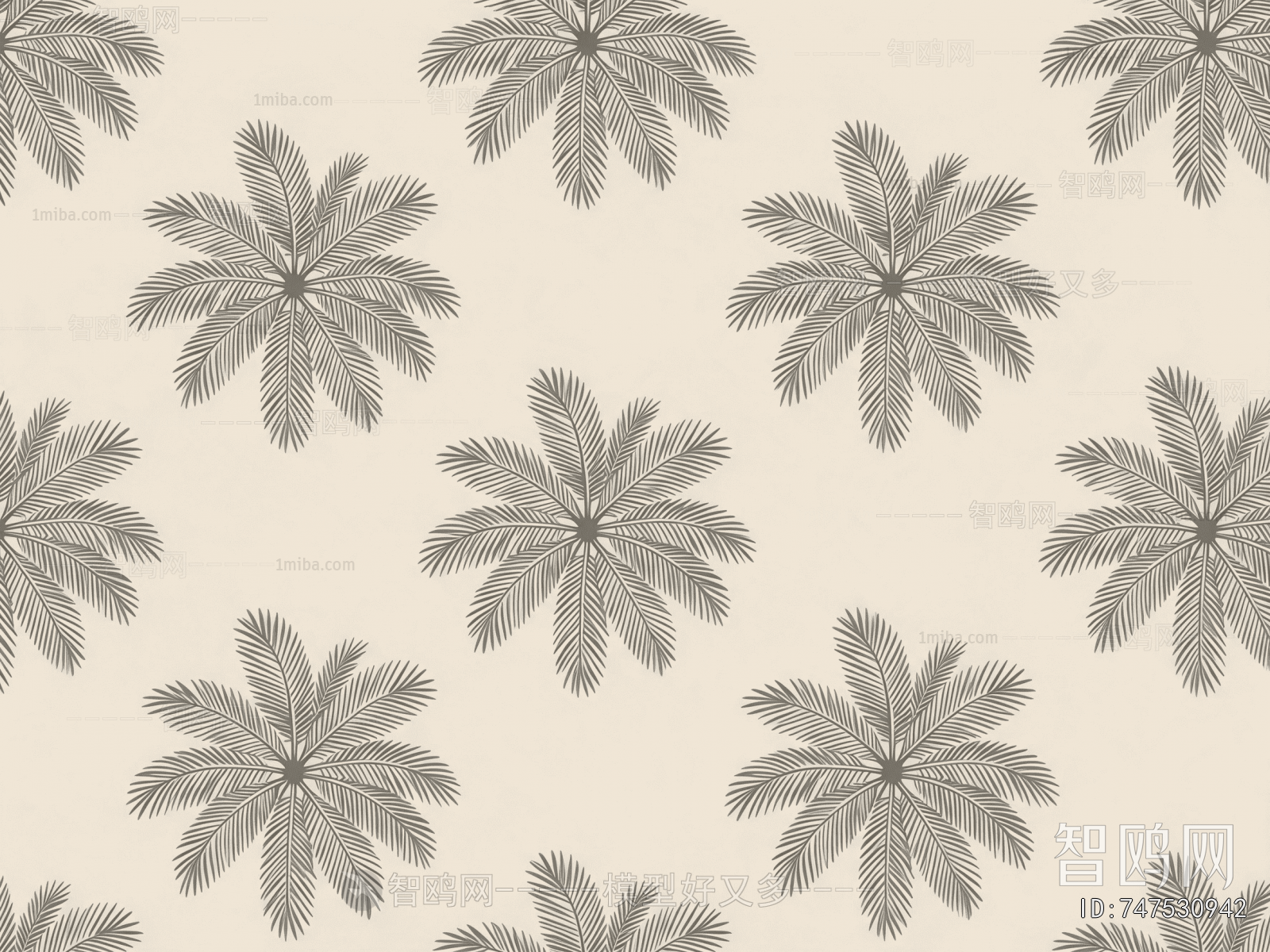 Animal And Plant Pattern Wallpaper