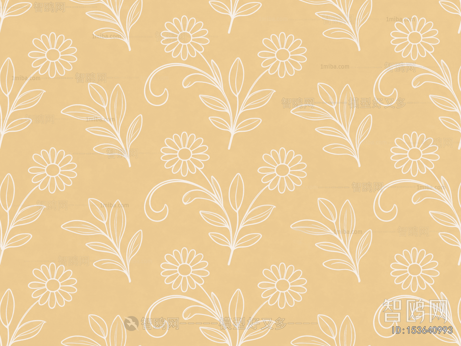 Animal And Plant Pattern Wallpaper