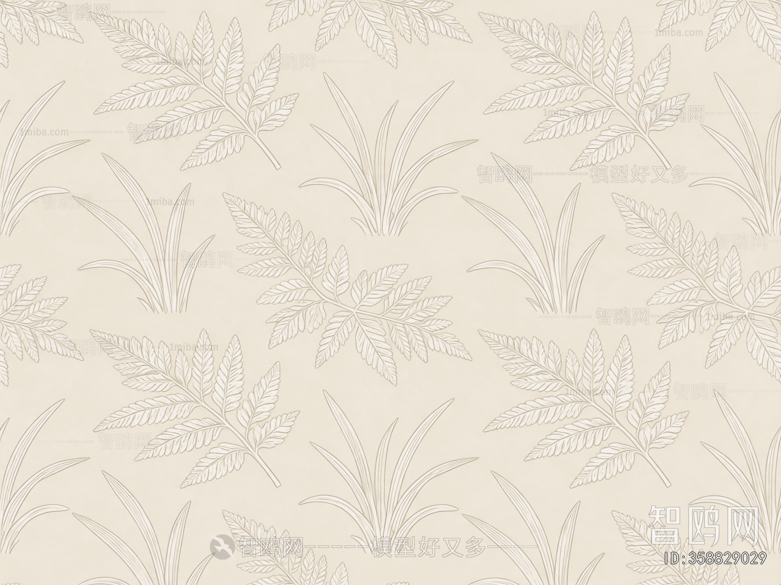 Animal And Plant Pattern Wallpaper