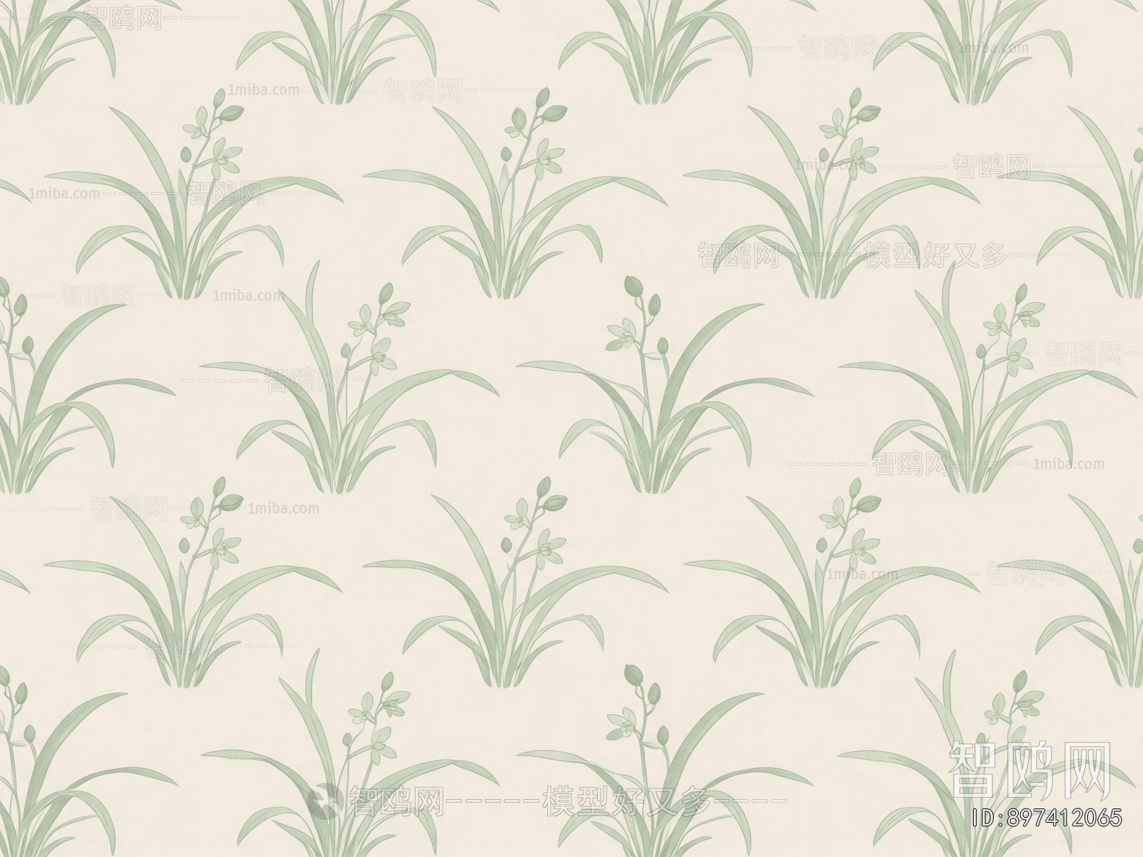 Animal And Plant Pattern Wallpaper