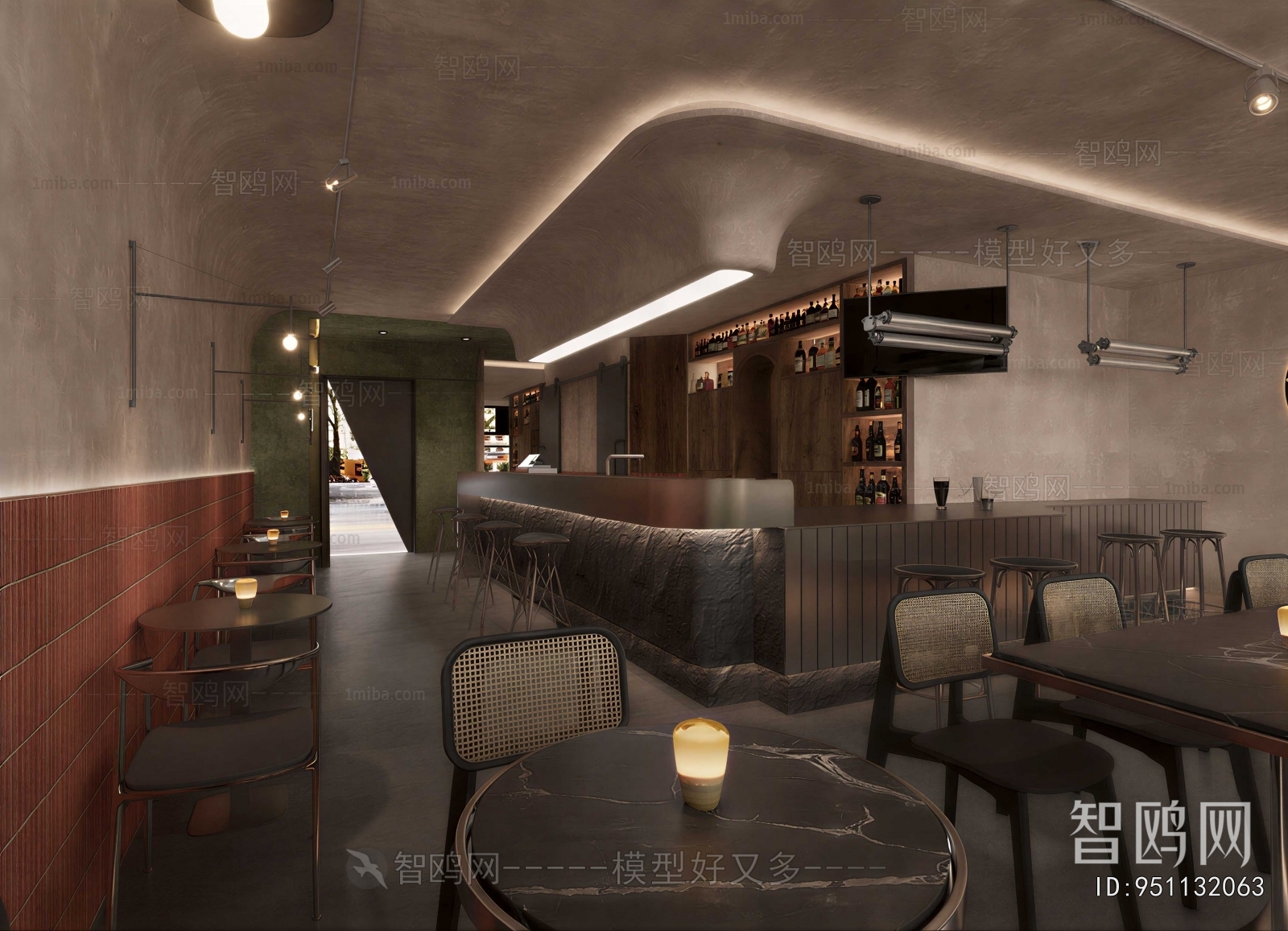 Industrial Style Bar