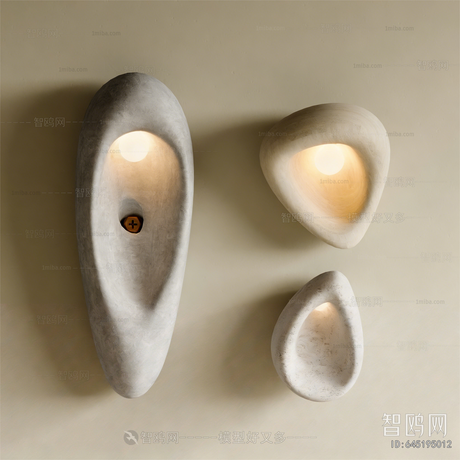 Wabi-sabi Style Wall Lamp