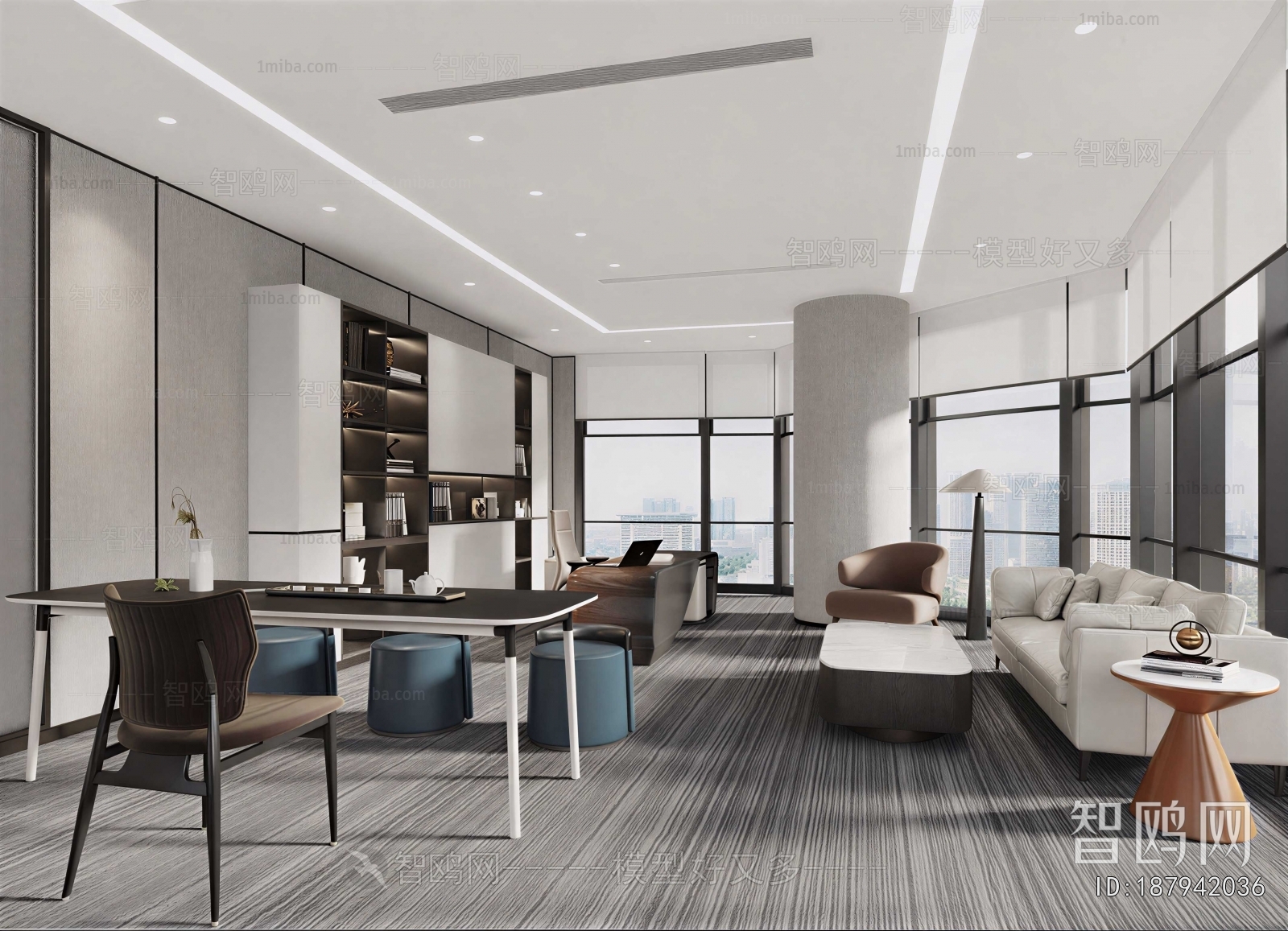 Modern Manager's Office