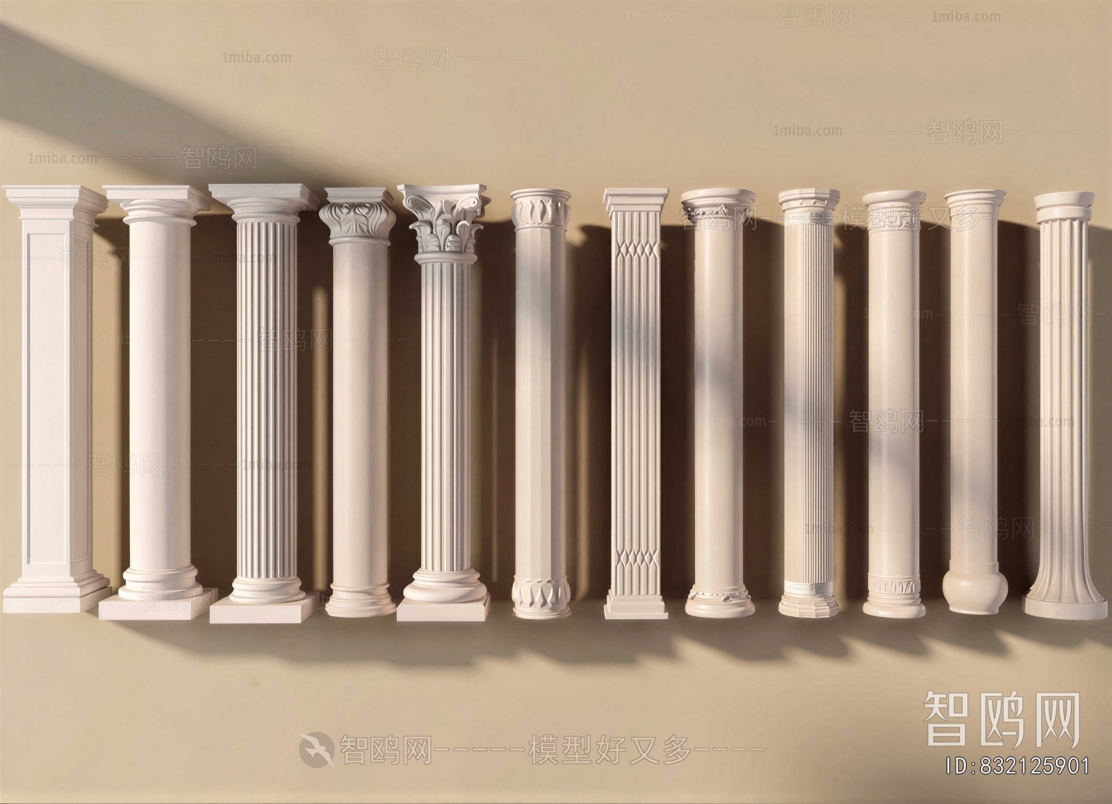 European Style Roman Pillar