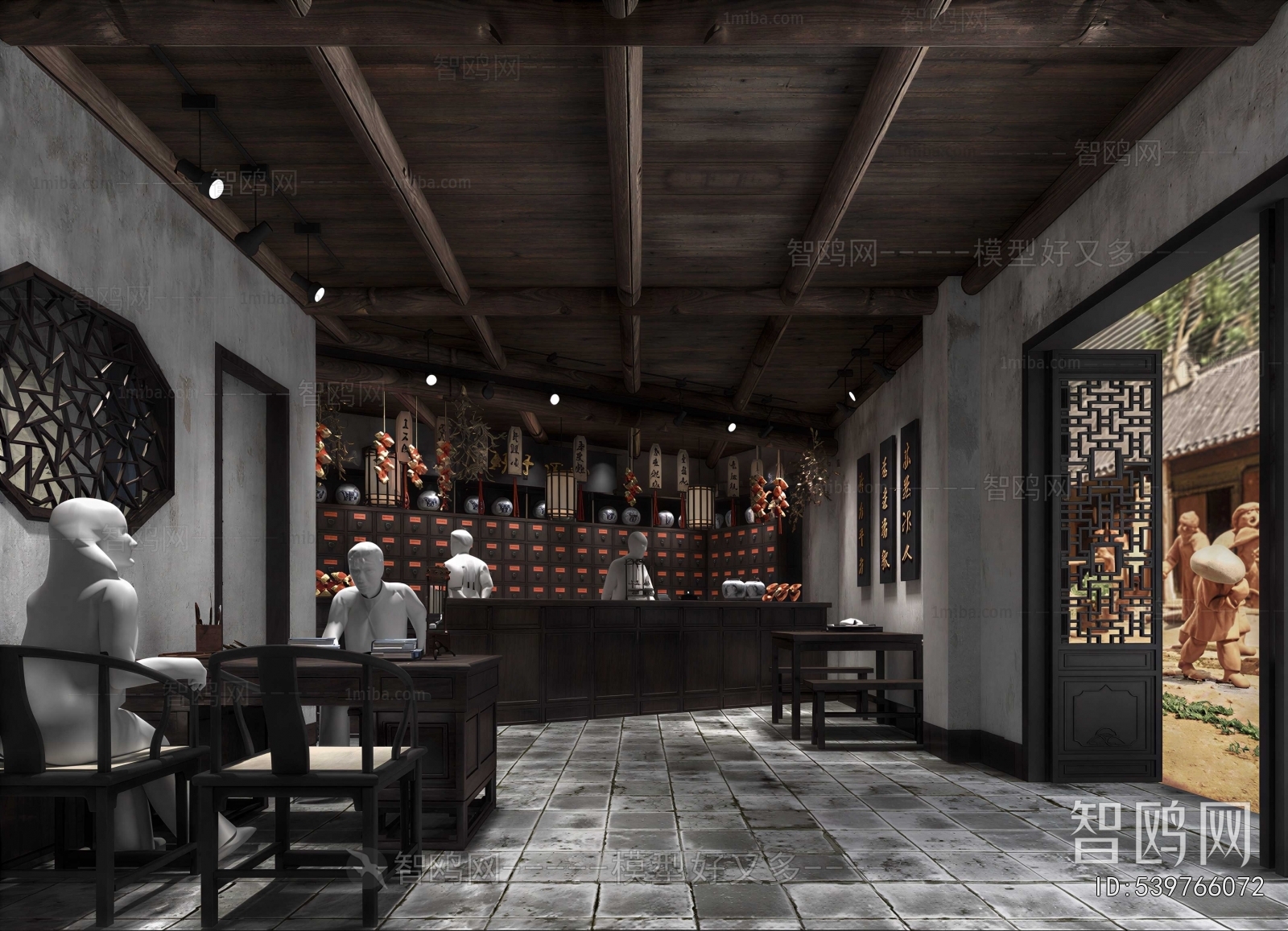 New Chinese Style Pharmacy