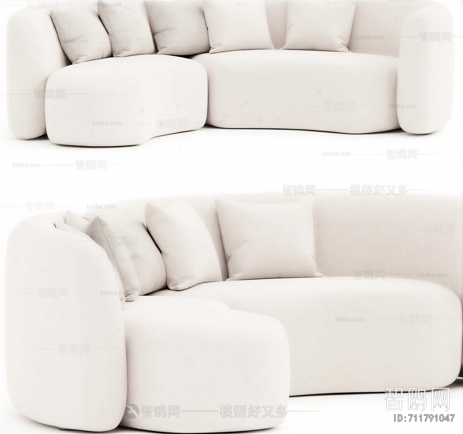 Modern Curved Sofa