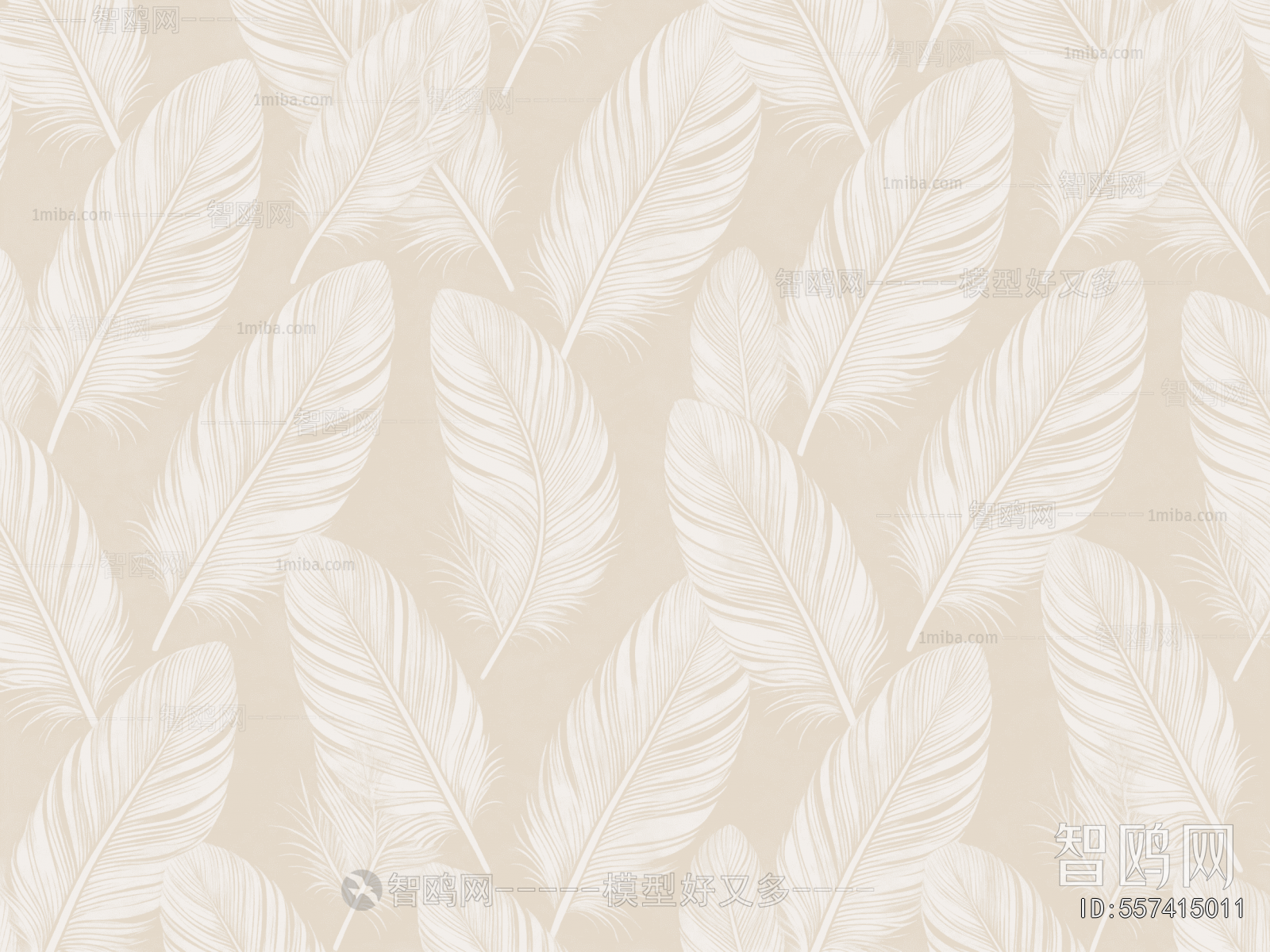 Animal And Plant Pattern Wallpaper