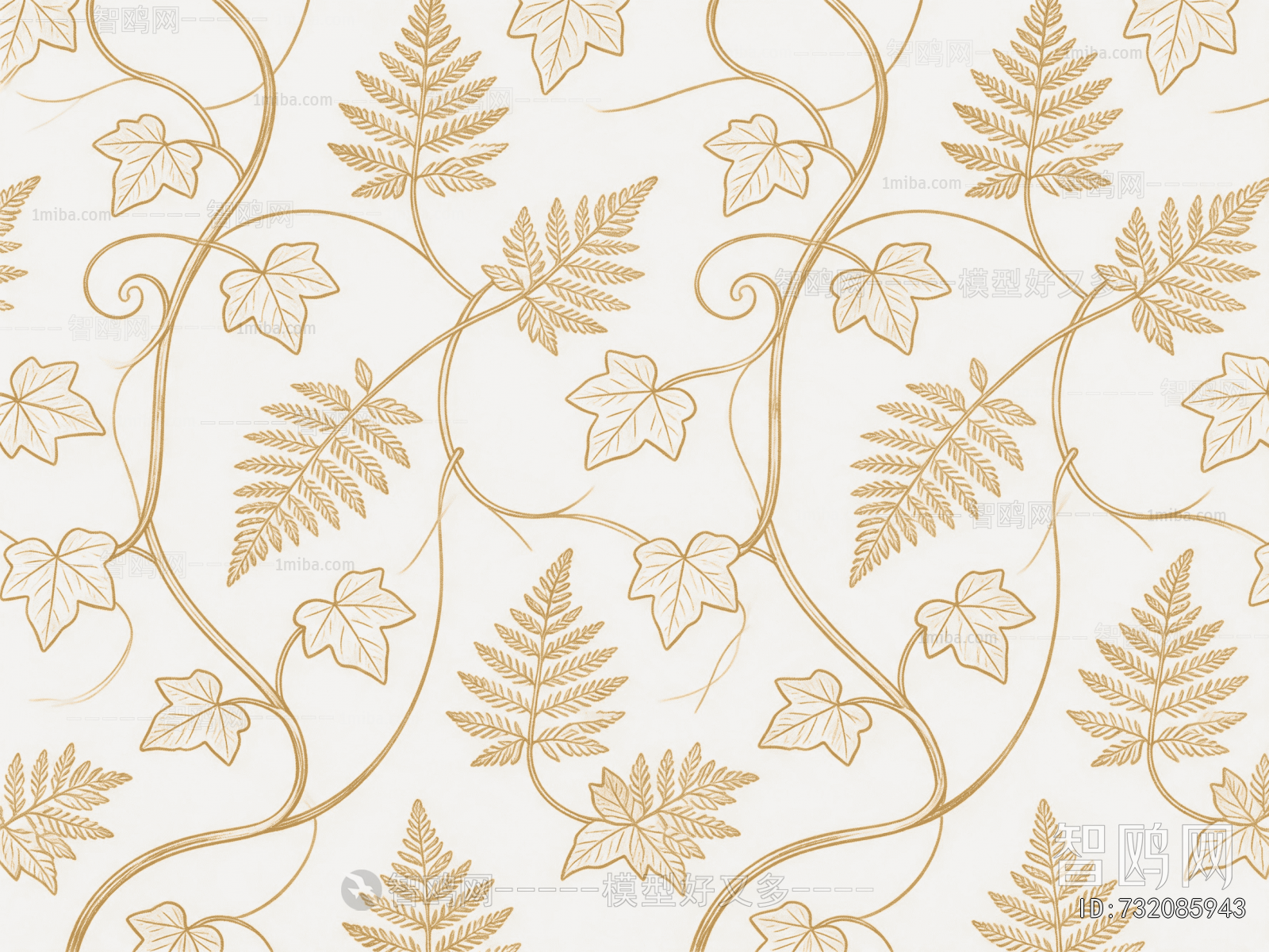 Animal And Plant Pattern Wallpaper