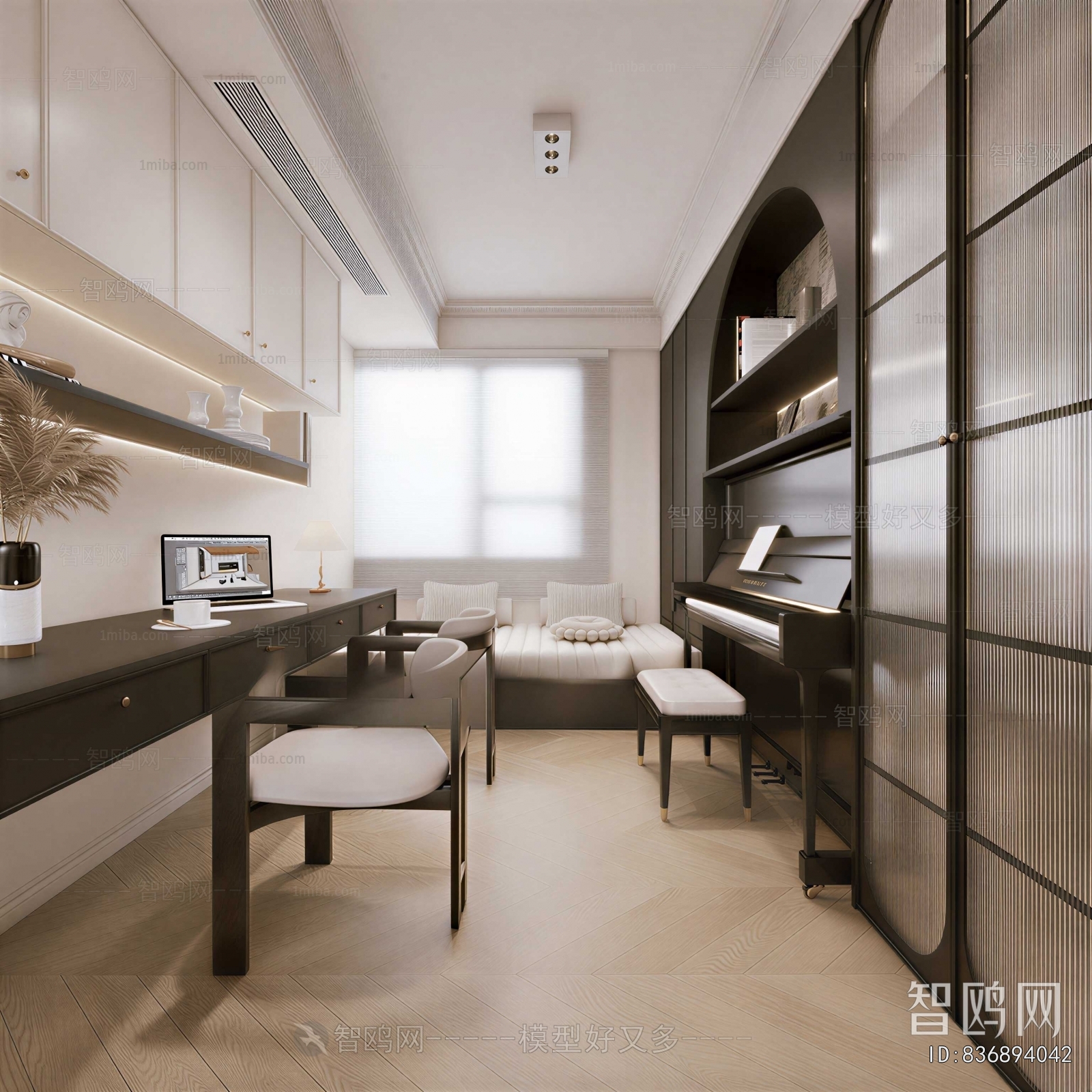 Nordic Style Study Space