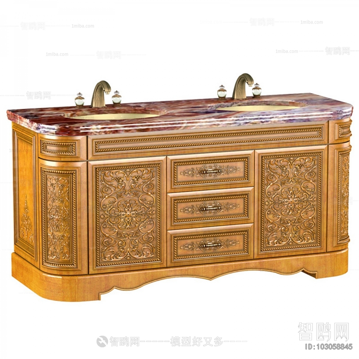 European Style Bathroom Cabinet