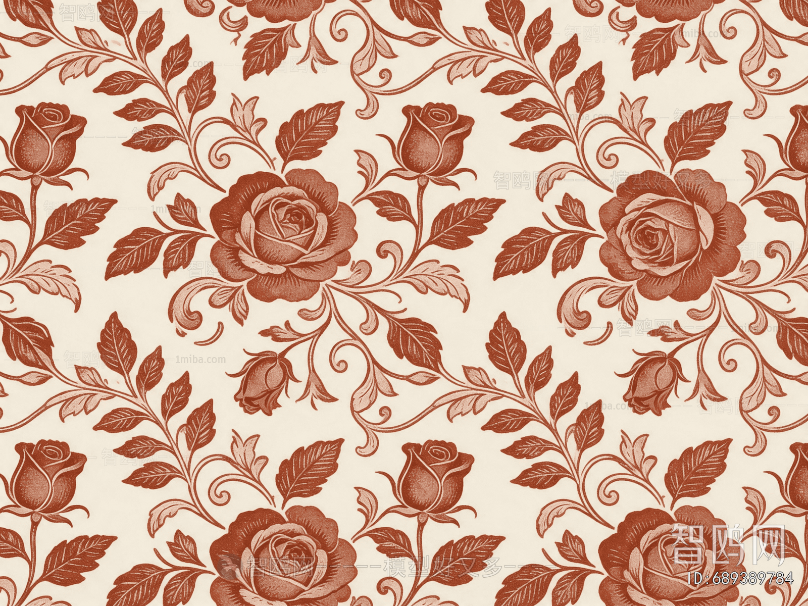 Animal And Plant Pattern Wallpaper