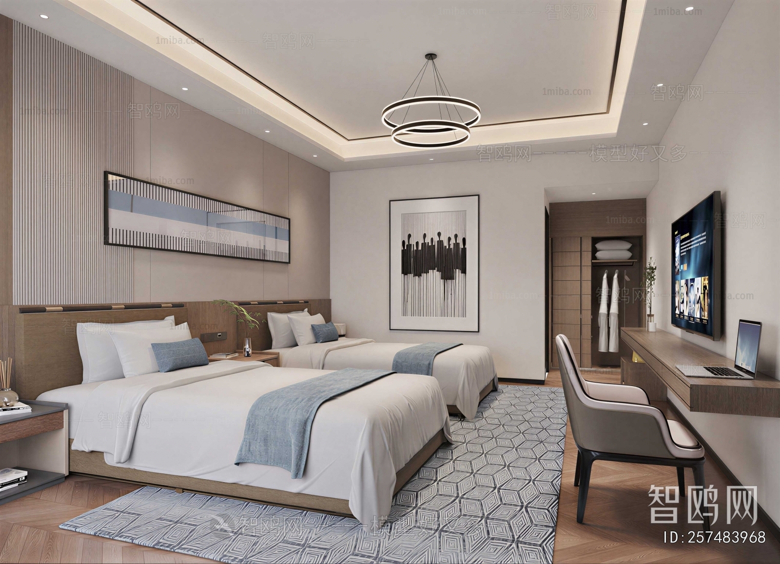 New Chinese Style Guest Room