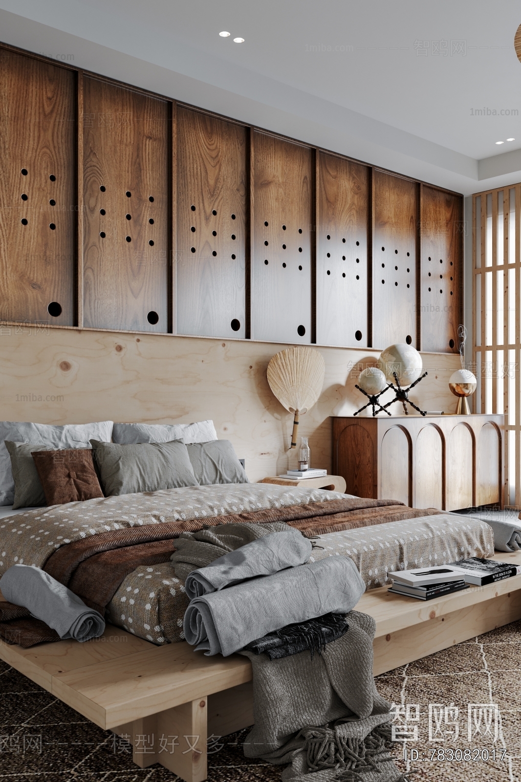 Wabi-sabi Style Bedroom