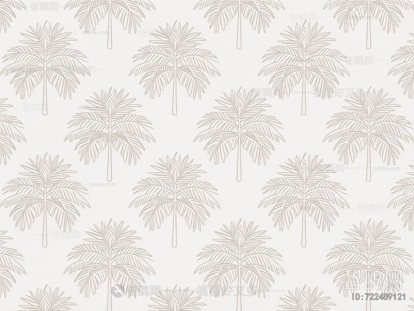 Animal And Plant Pattern Wallpaper