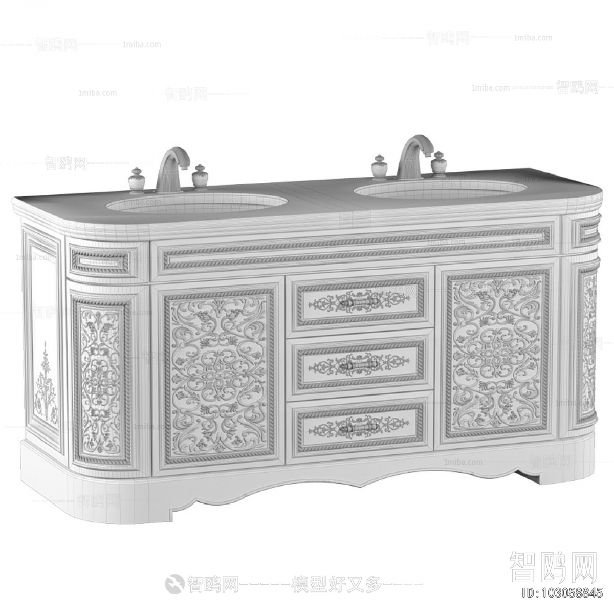European Style Bathroom Cabinet