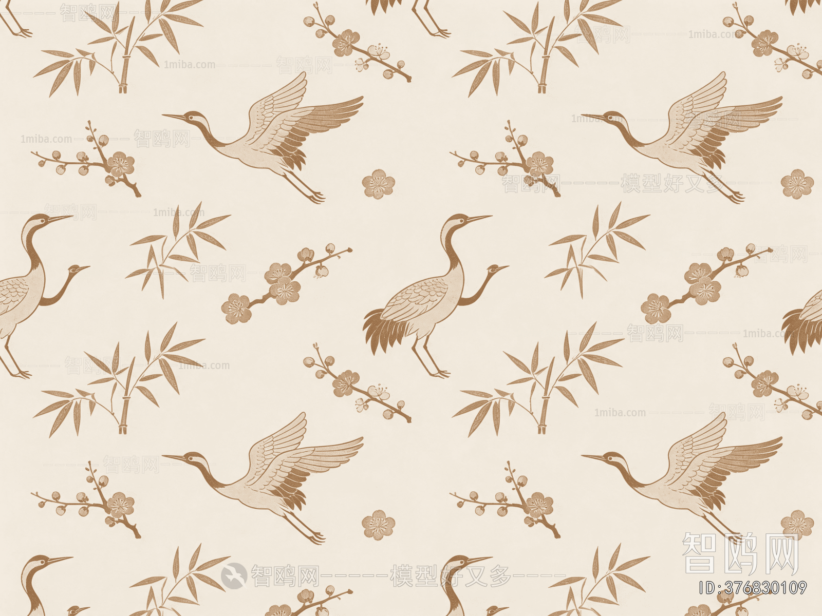 Animal And Plant Pattern Wallpaper