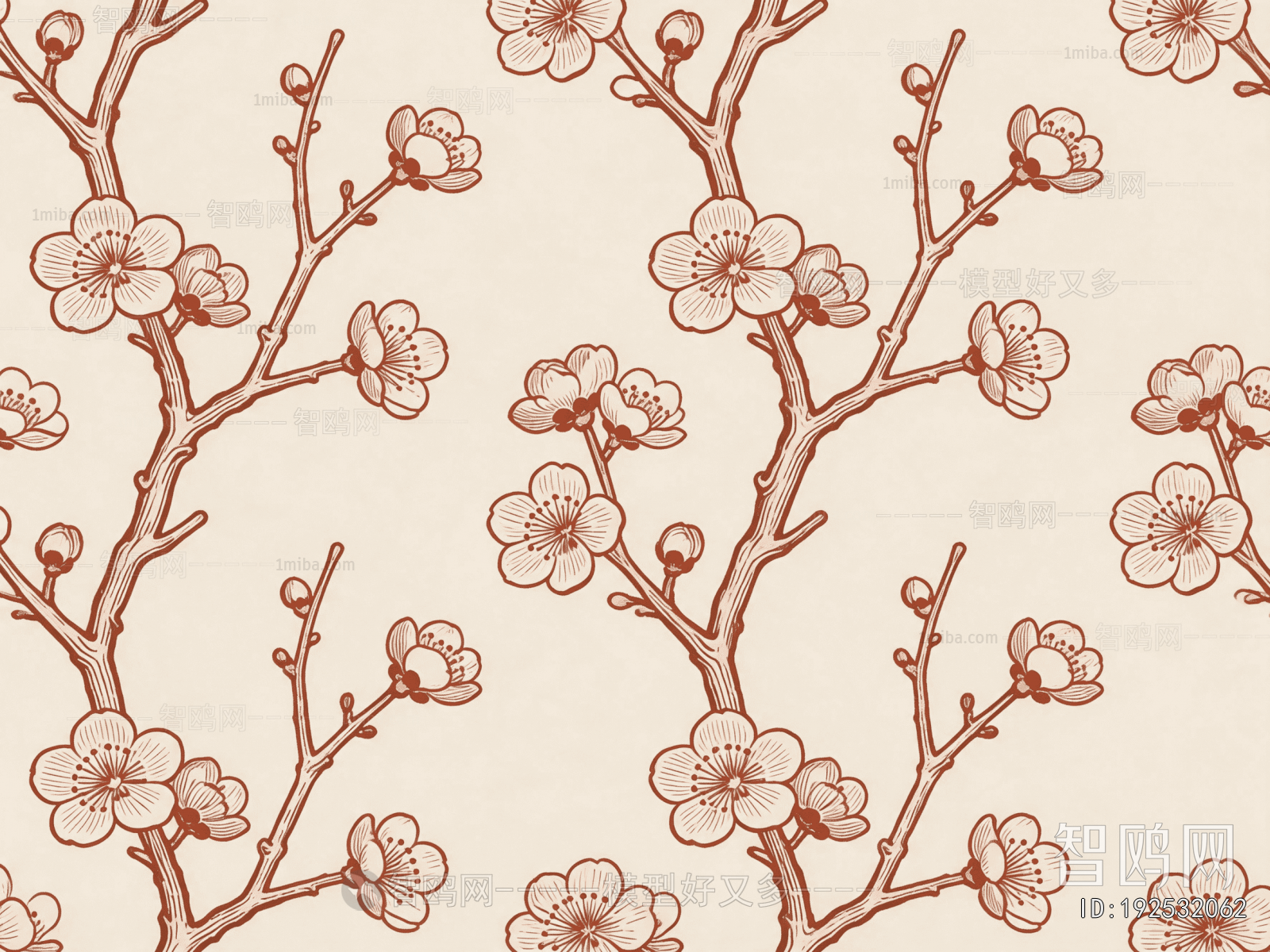 Animal And Plant Pattern Wallpaper